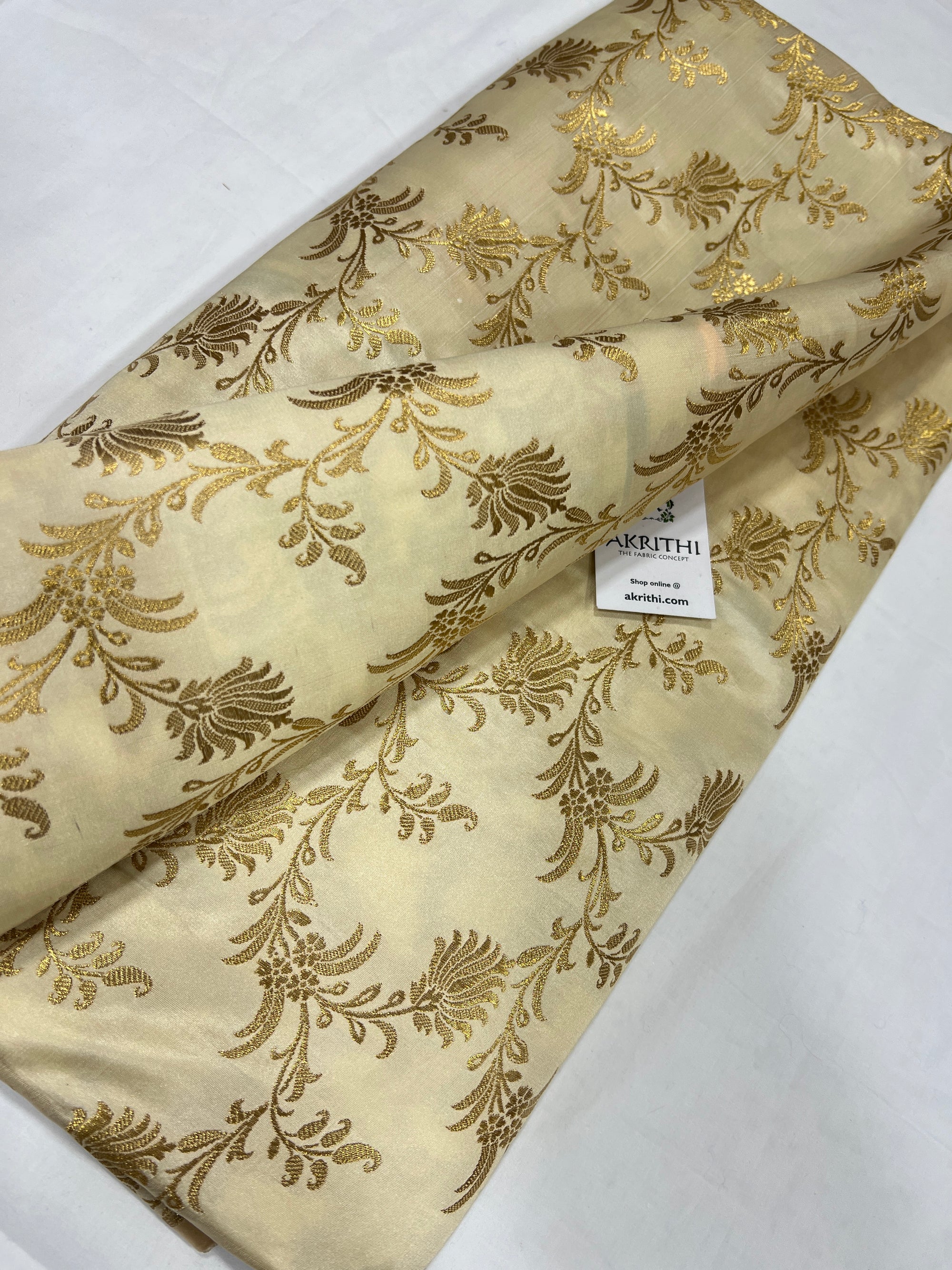 Pure Banarasi brocade fabric