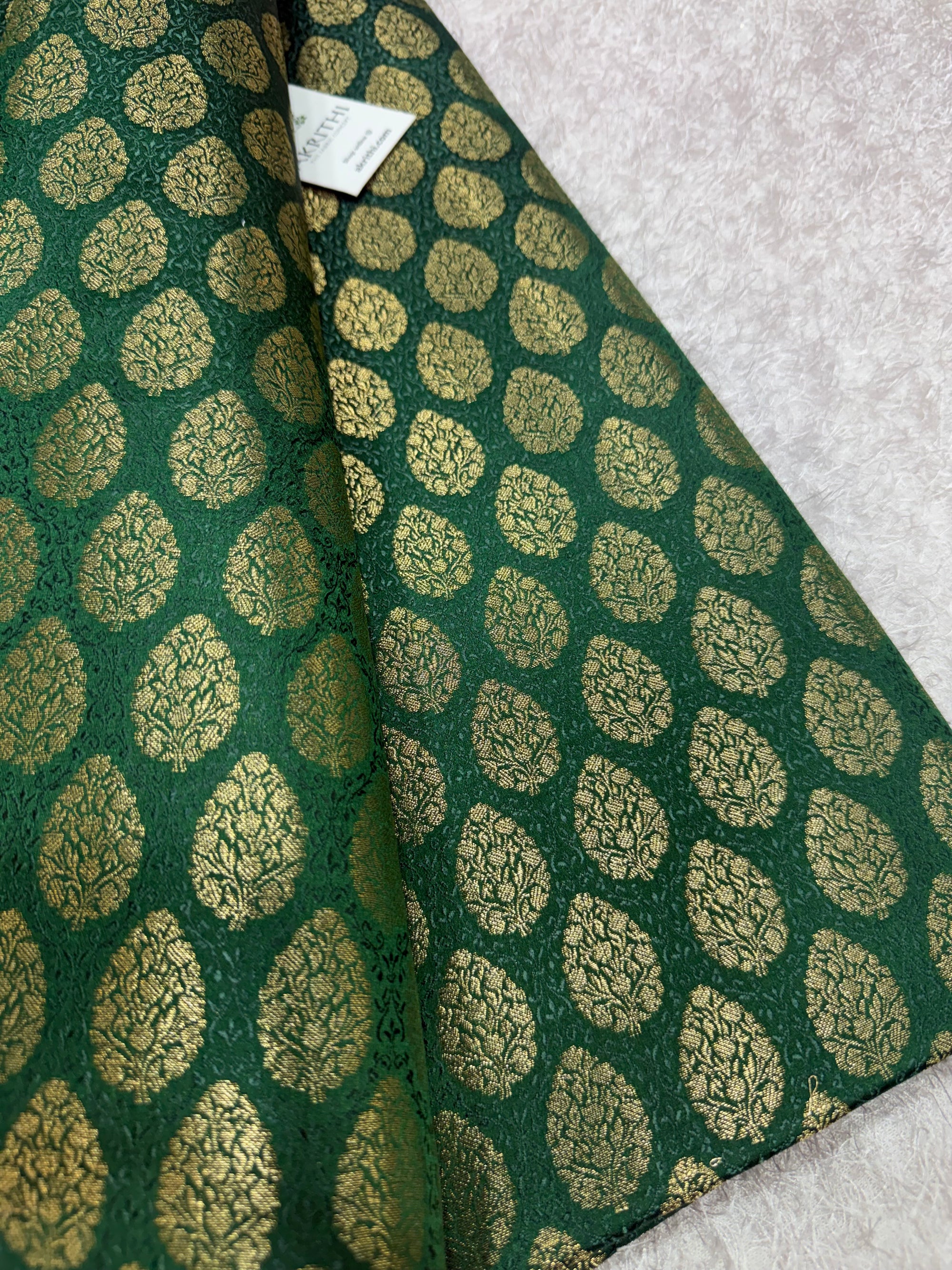 Pure Banarasi brocade fabric