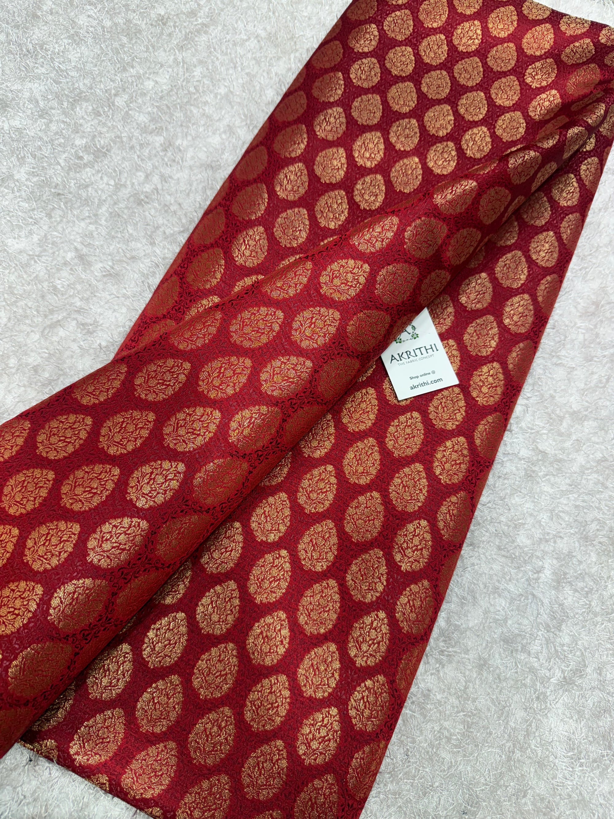 Pure Banarasi brocade fabric