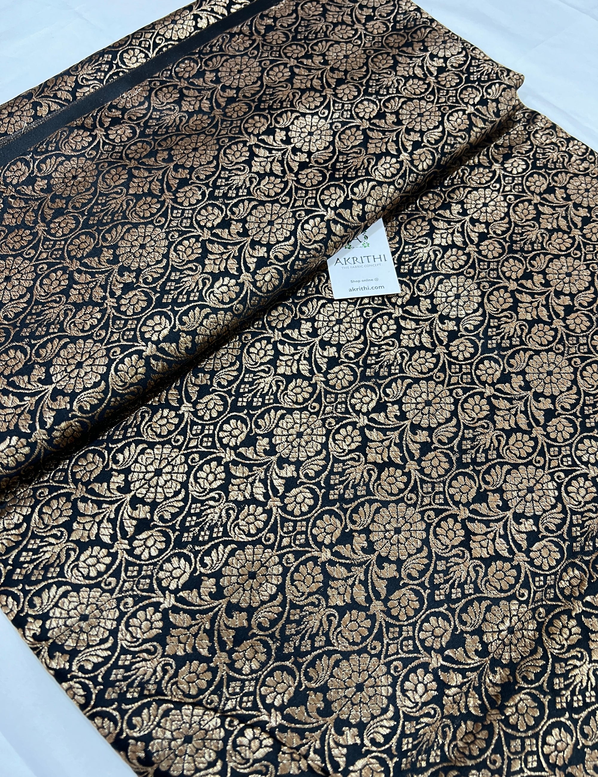 Pure Banarasi brocade fabric