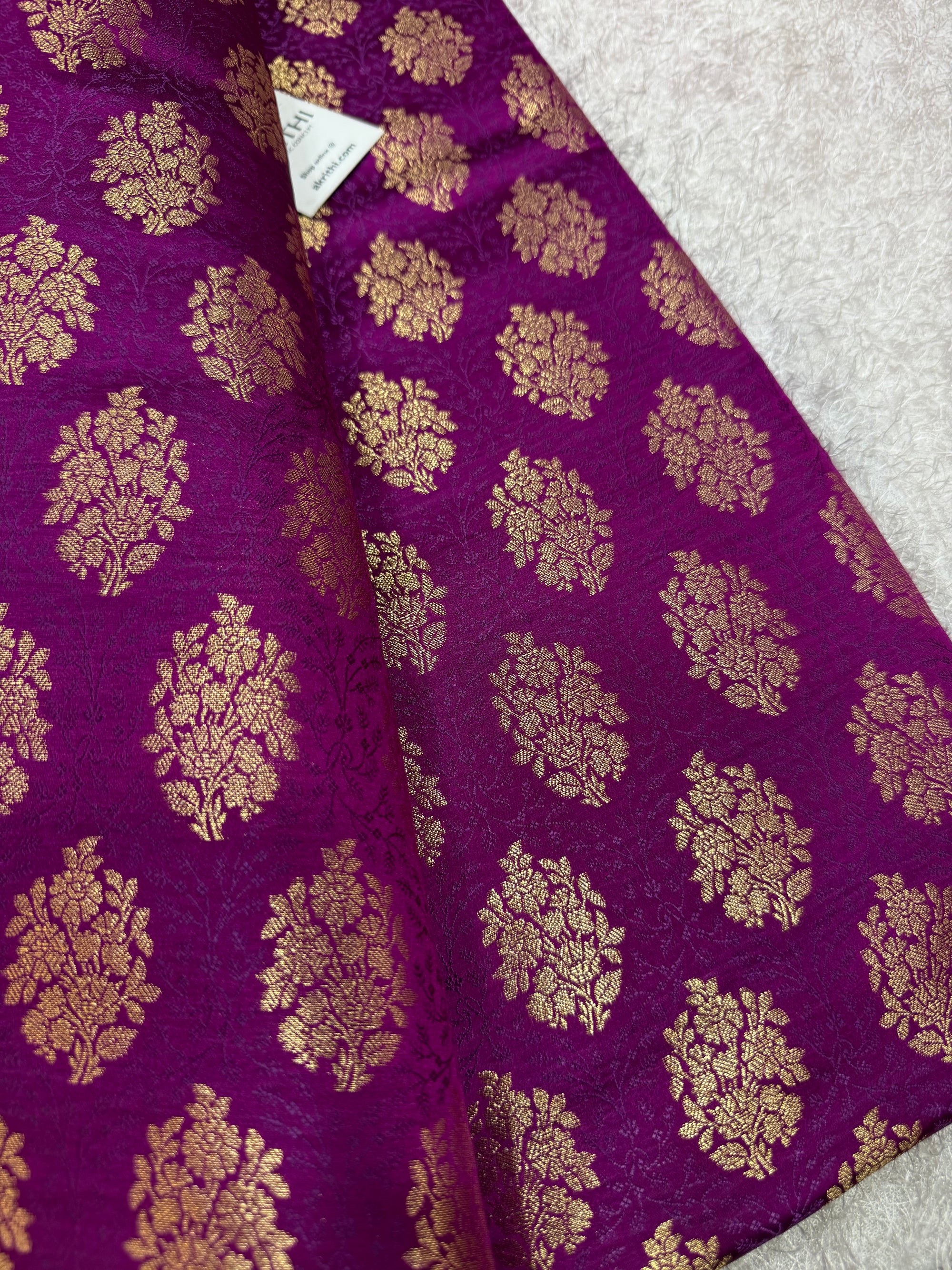 Pure Banarasi brocade fabric