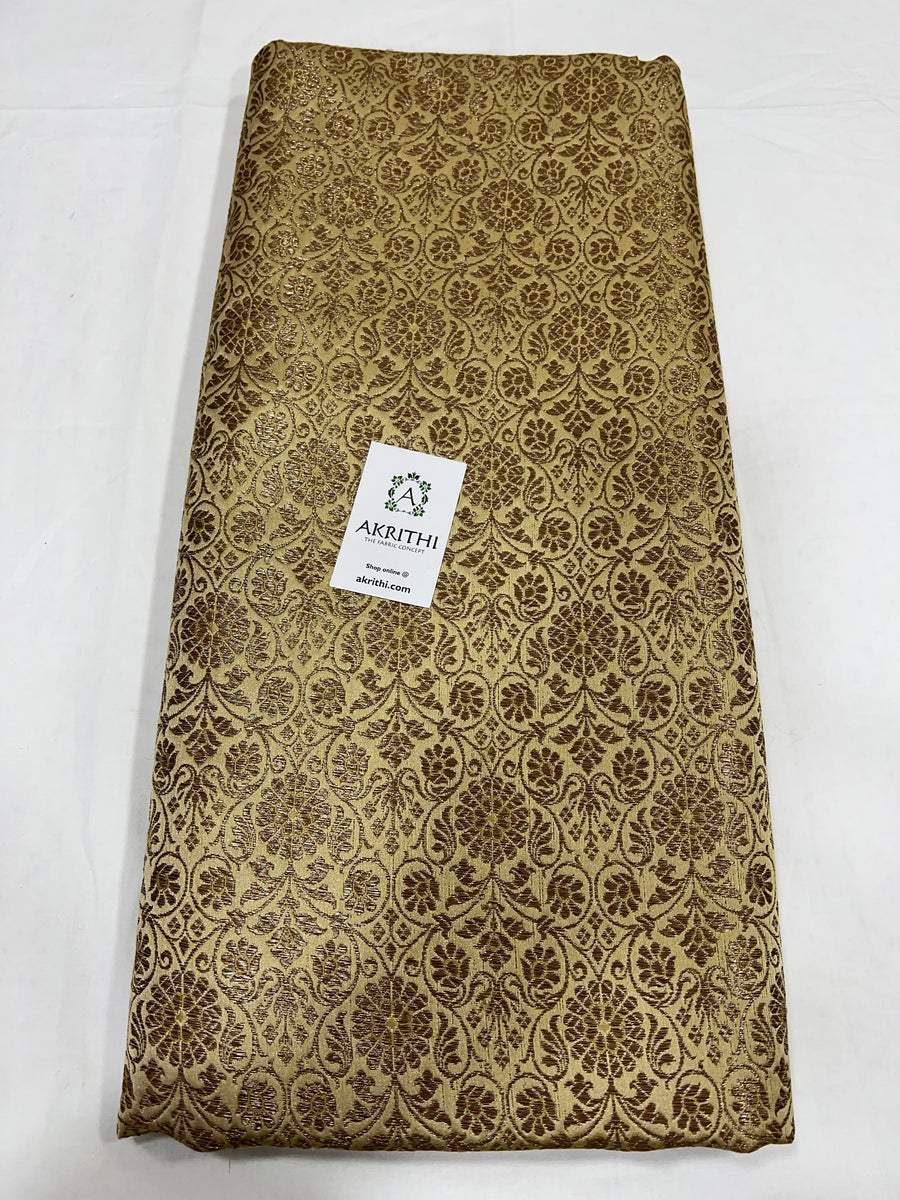 Pure Banarasi brocade fabric