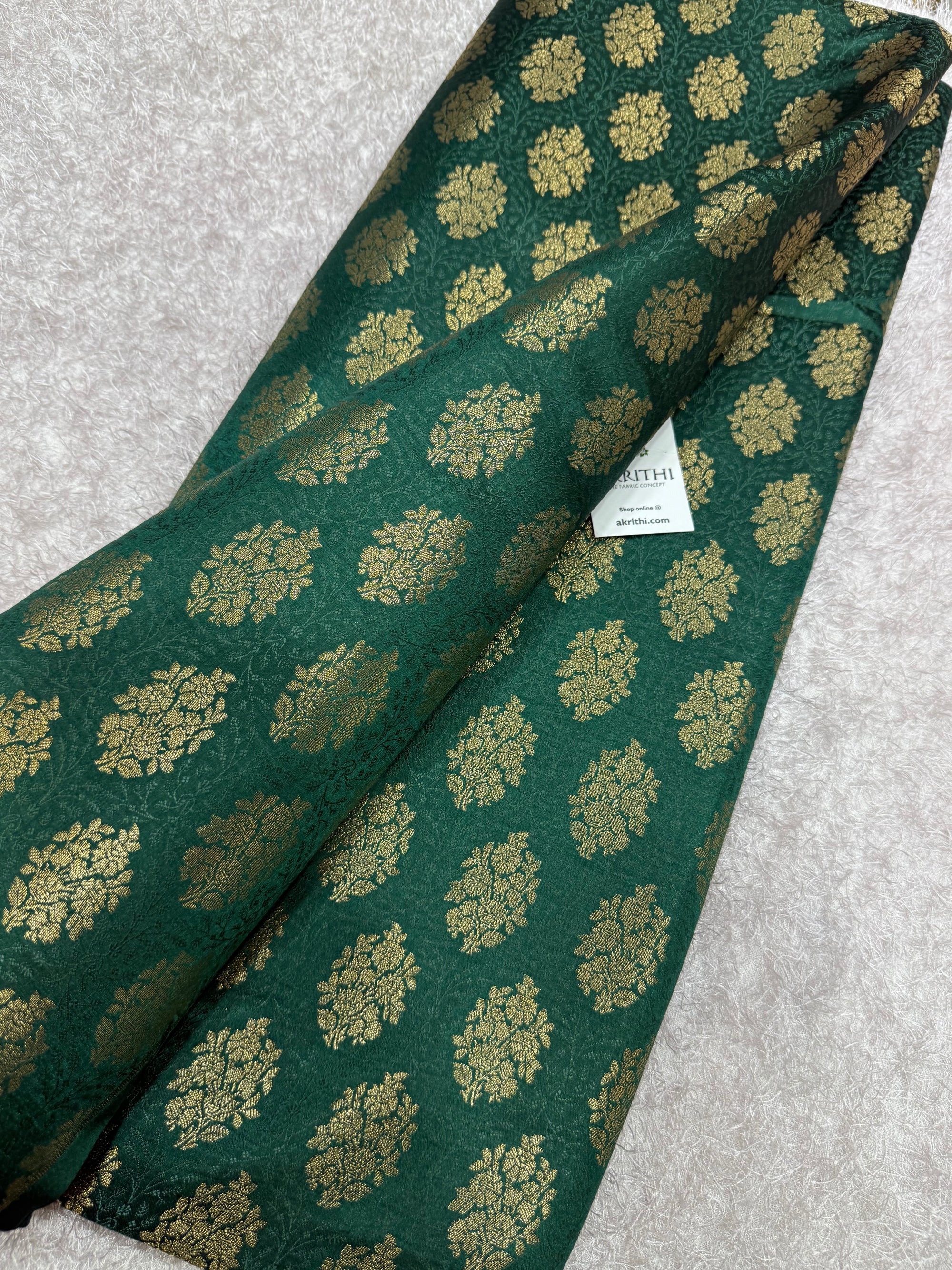Pure Banarasi brocade fabric