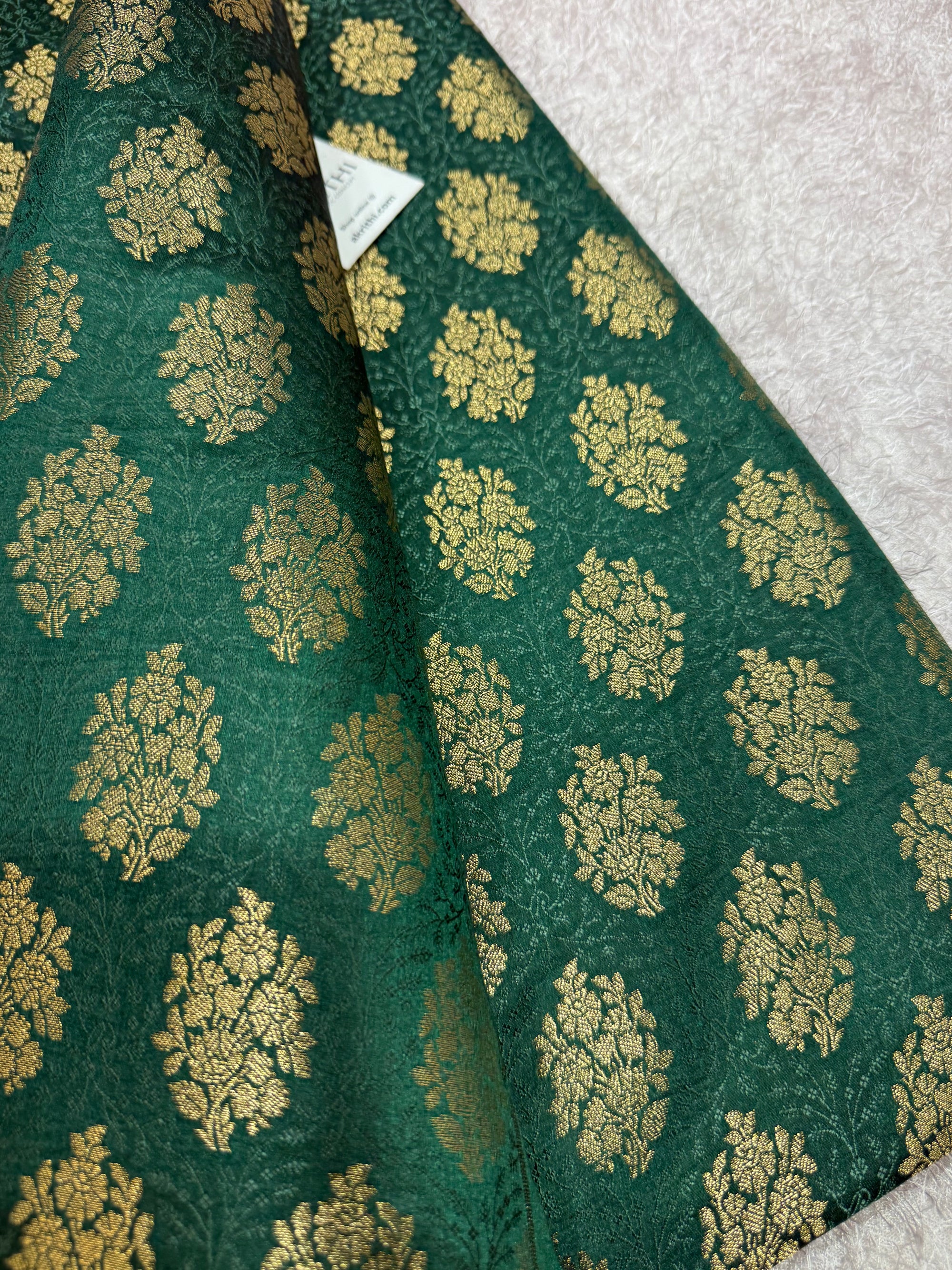 Pure Banarasi brocade fabric