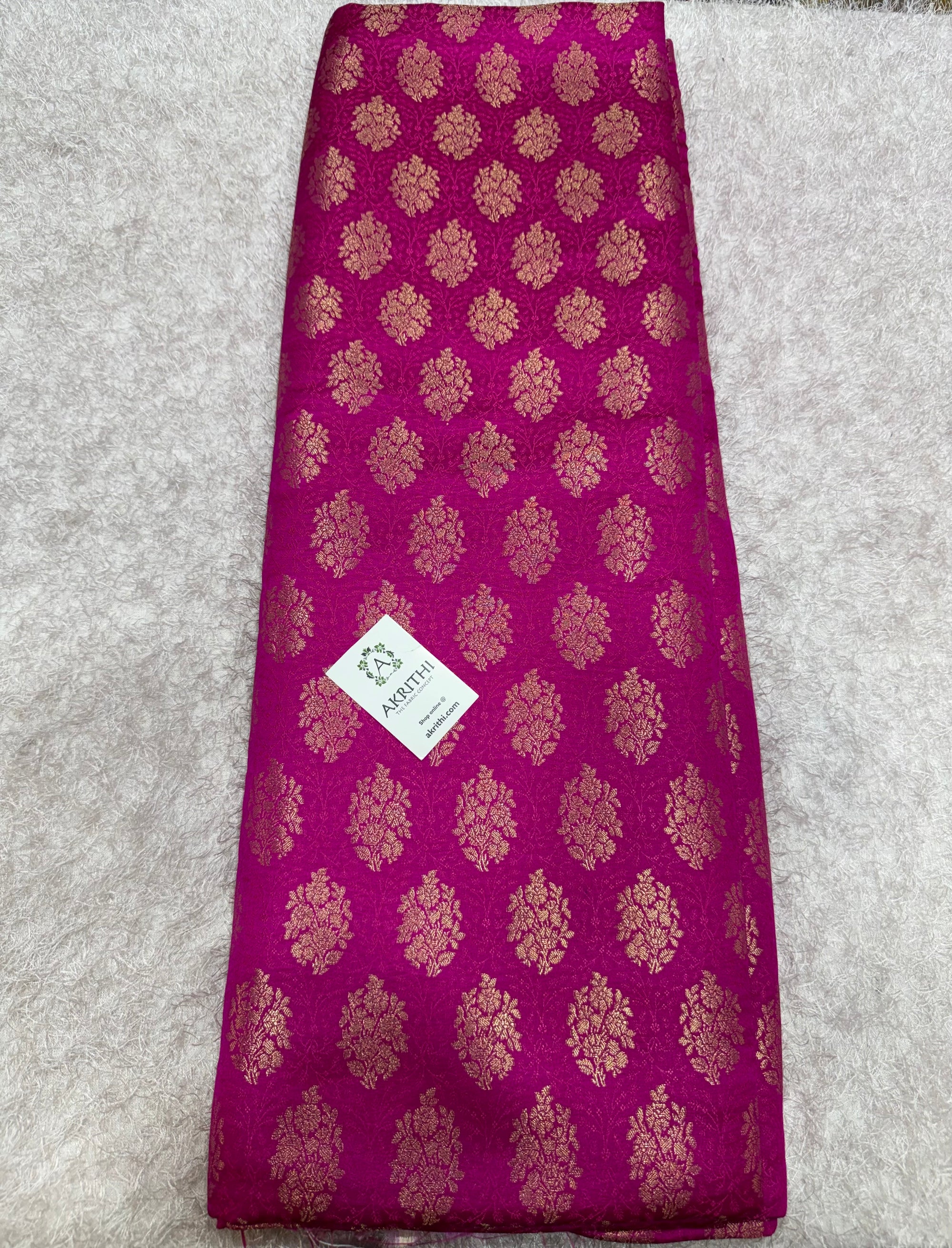 Pure Banarasi brocade fabric
