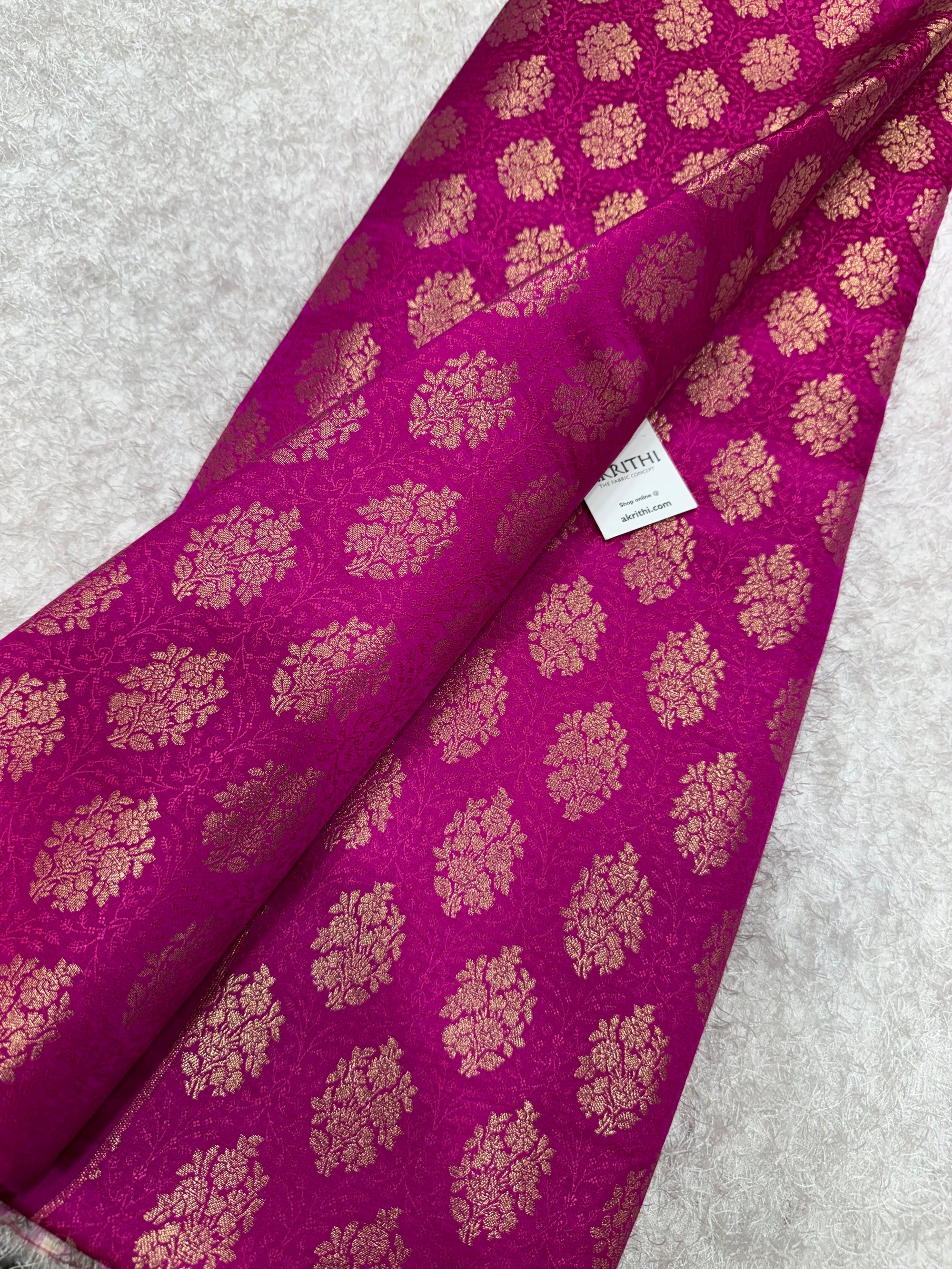Pure Banarasi brocade fabric