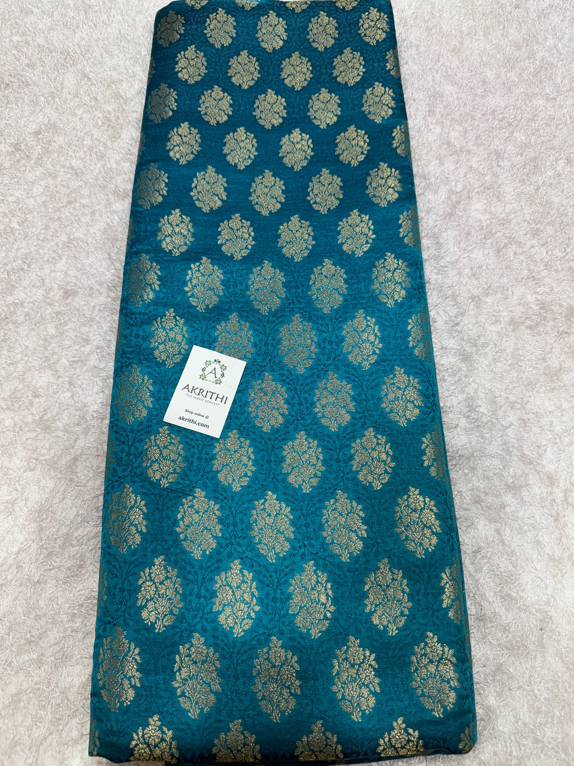 Pure Banarasi brocade fabric