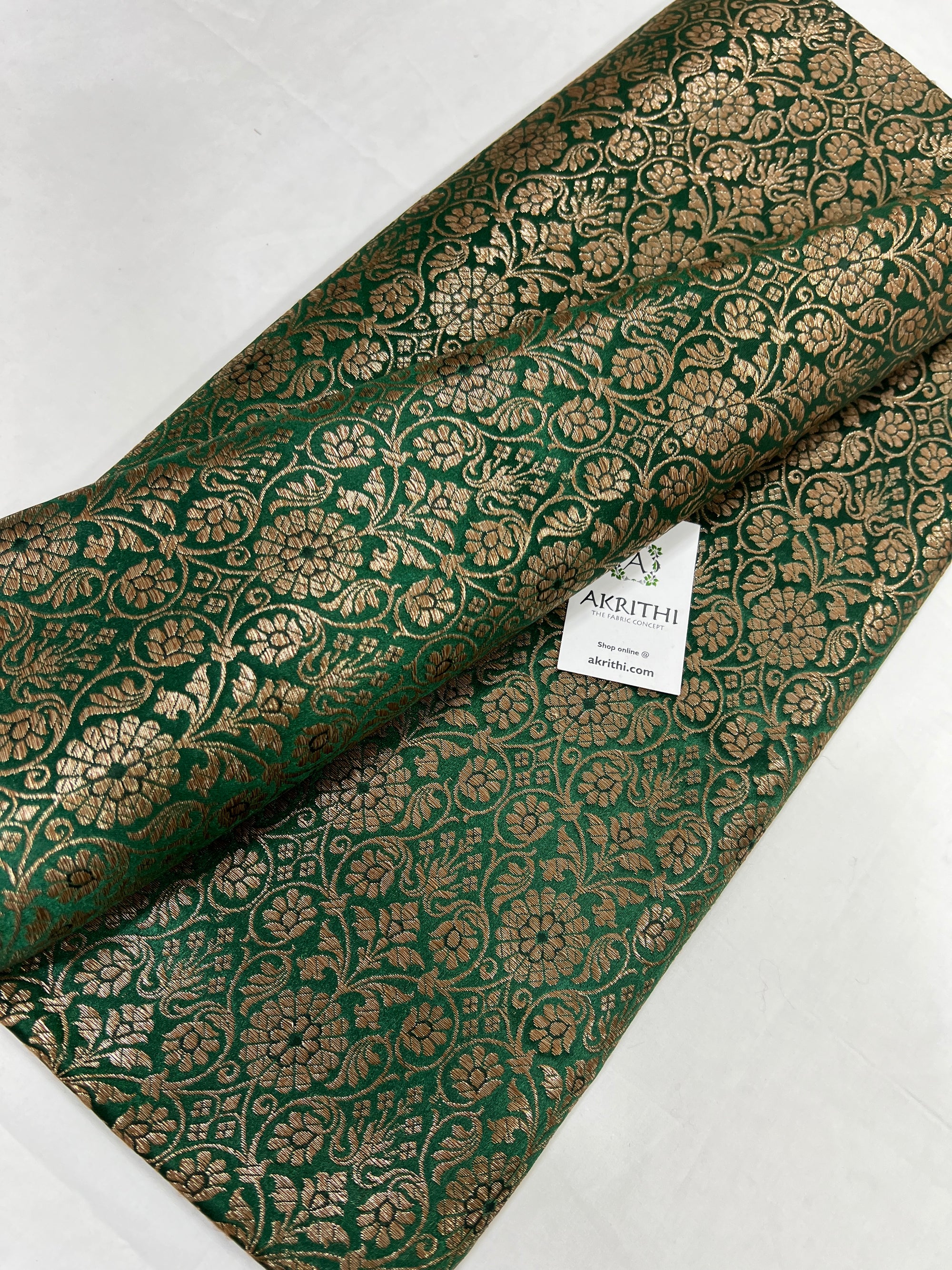 Pure Banarasi brocade fabric