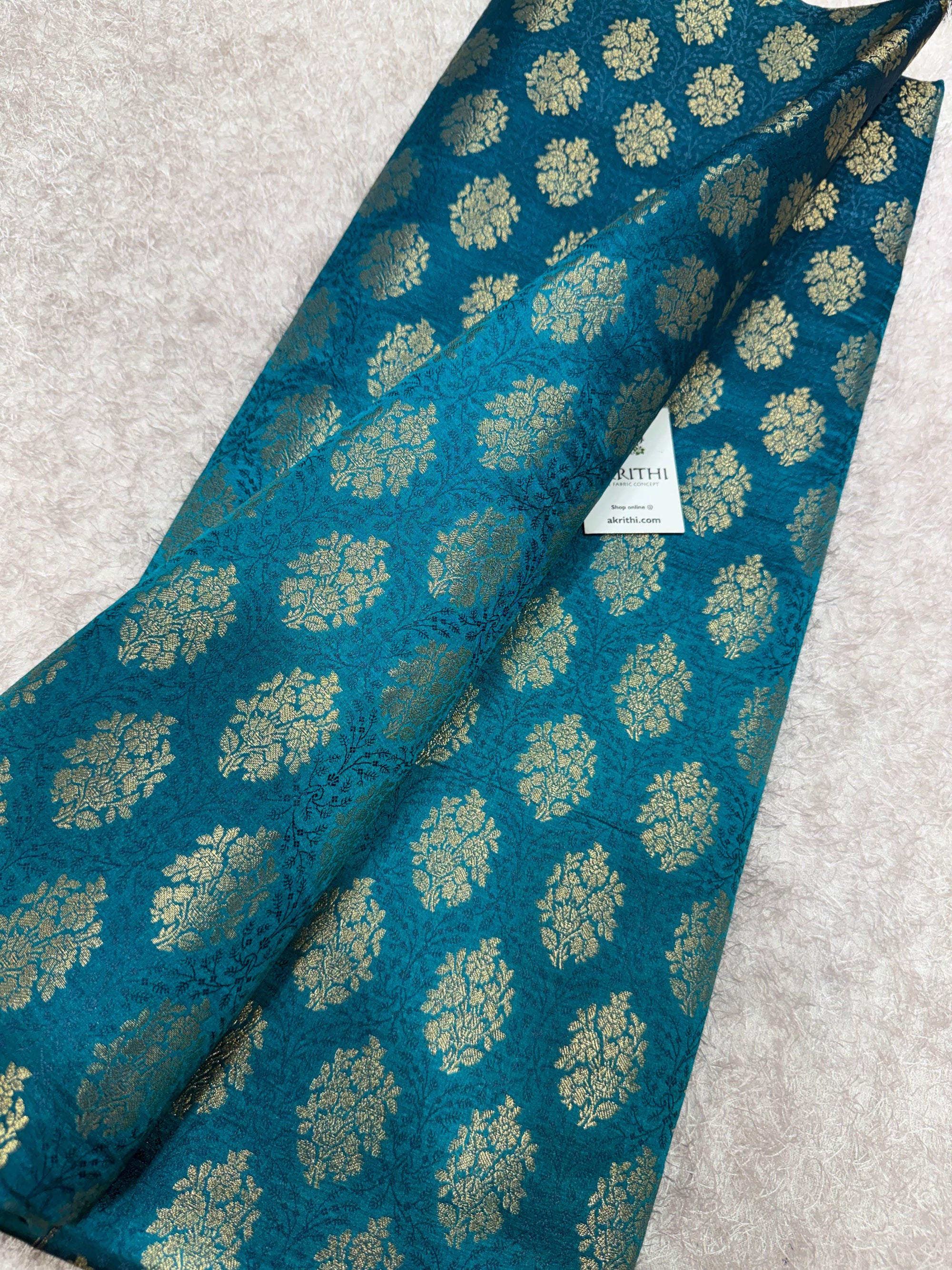 Pure Banarasi brocade fabric