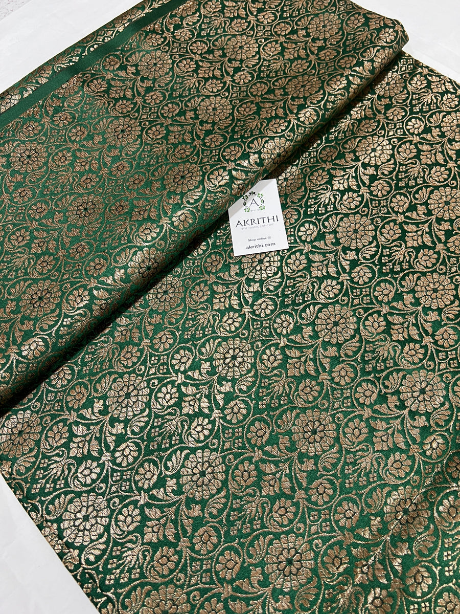 Pure Banarasi brocade fabric