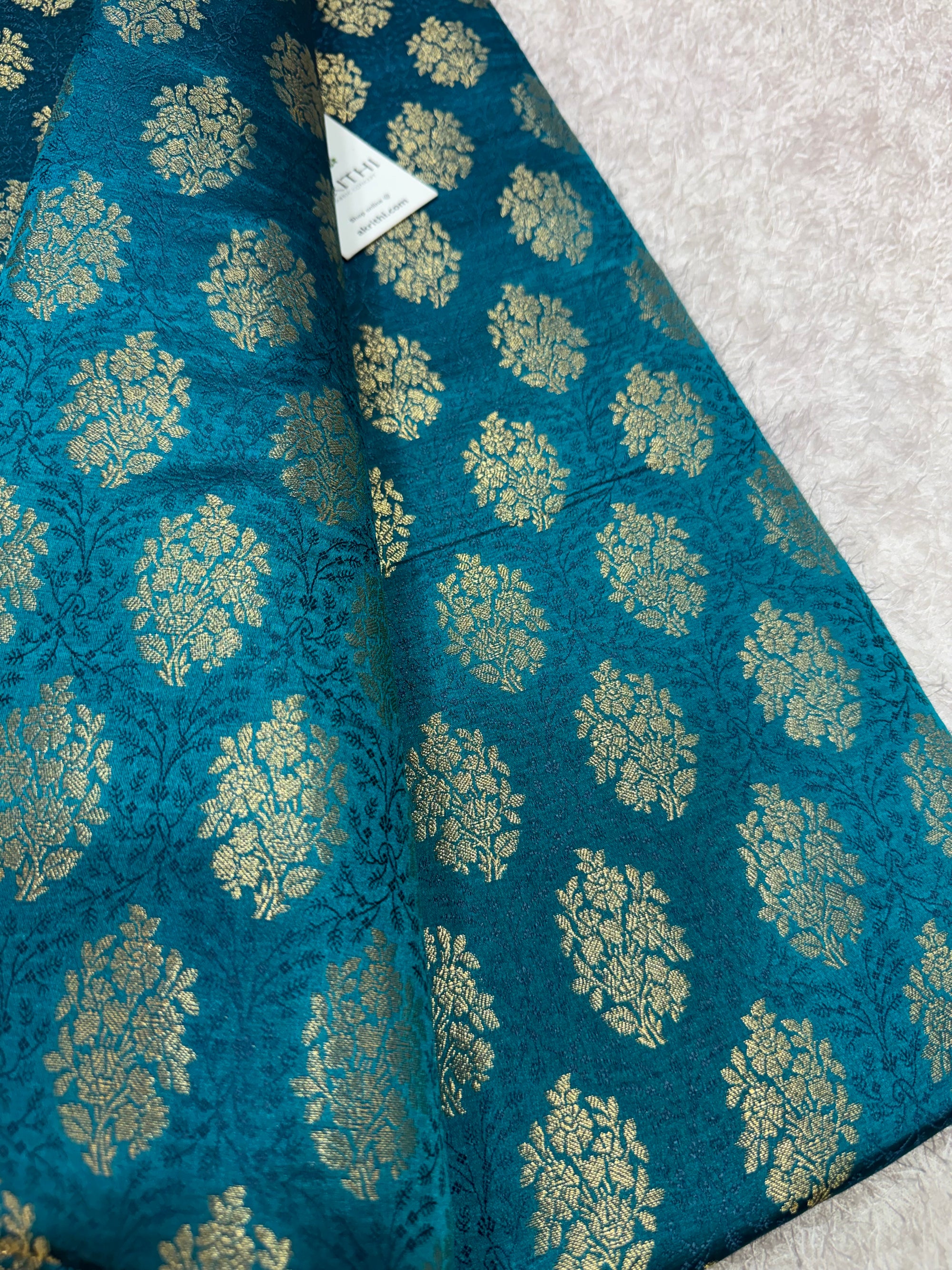 Pure Banarasi brocade fabric