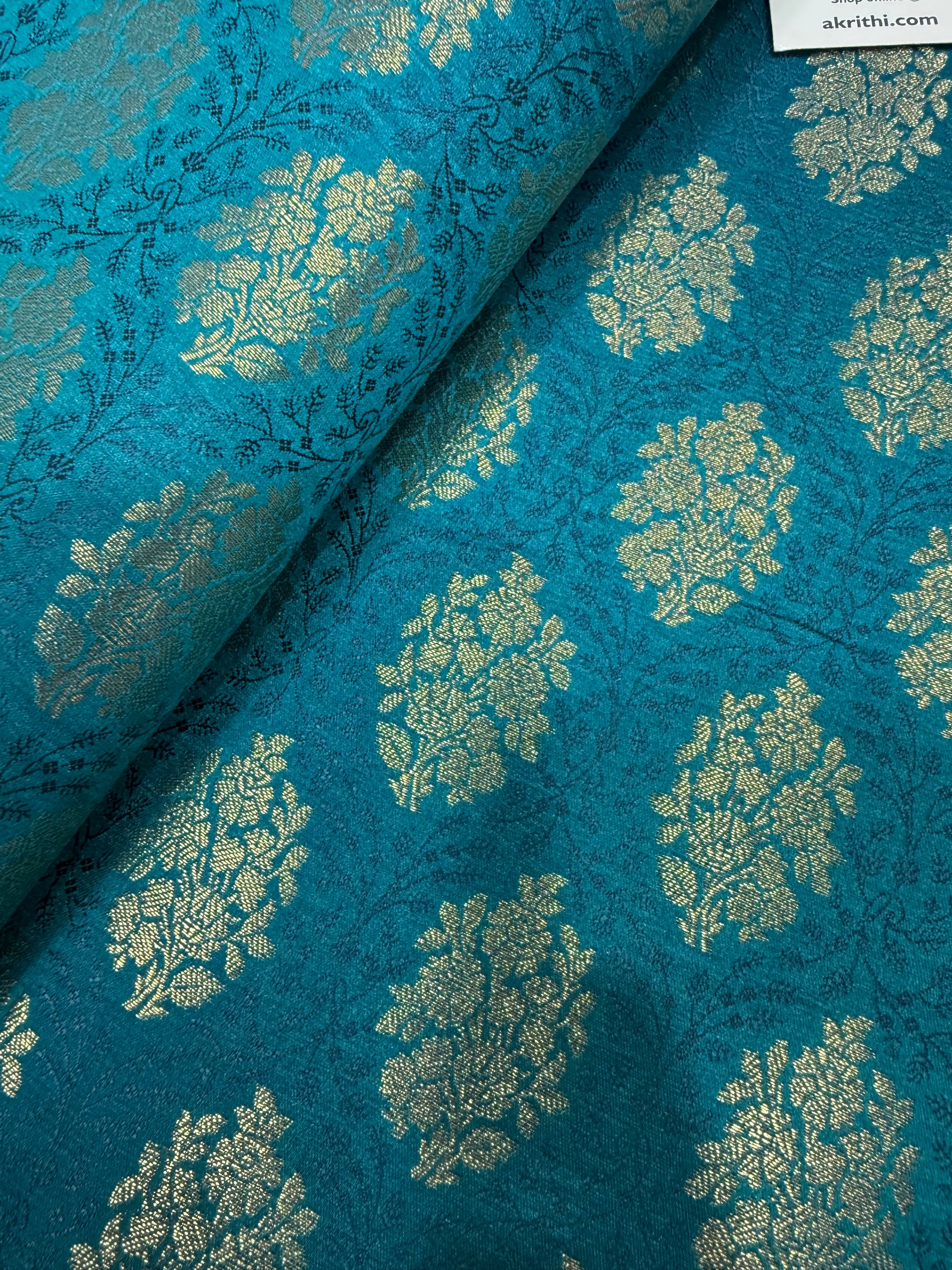 Pure Banarasi brocade fabric