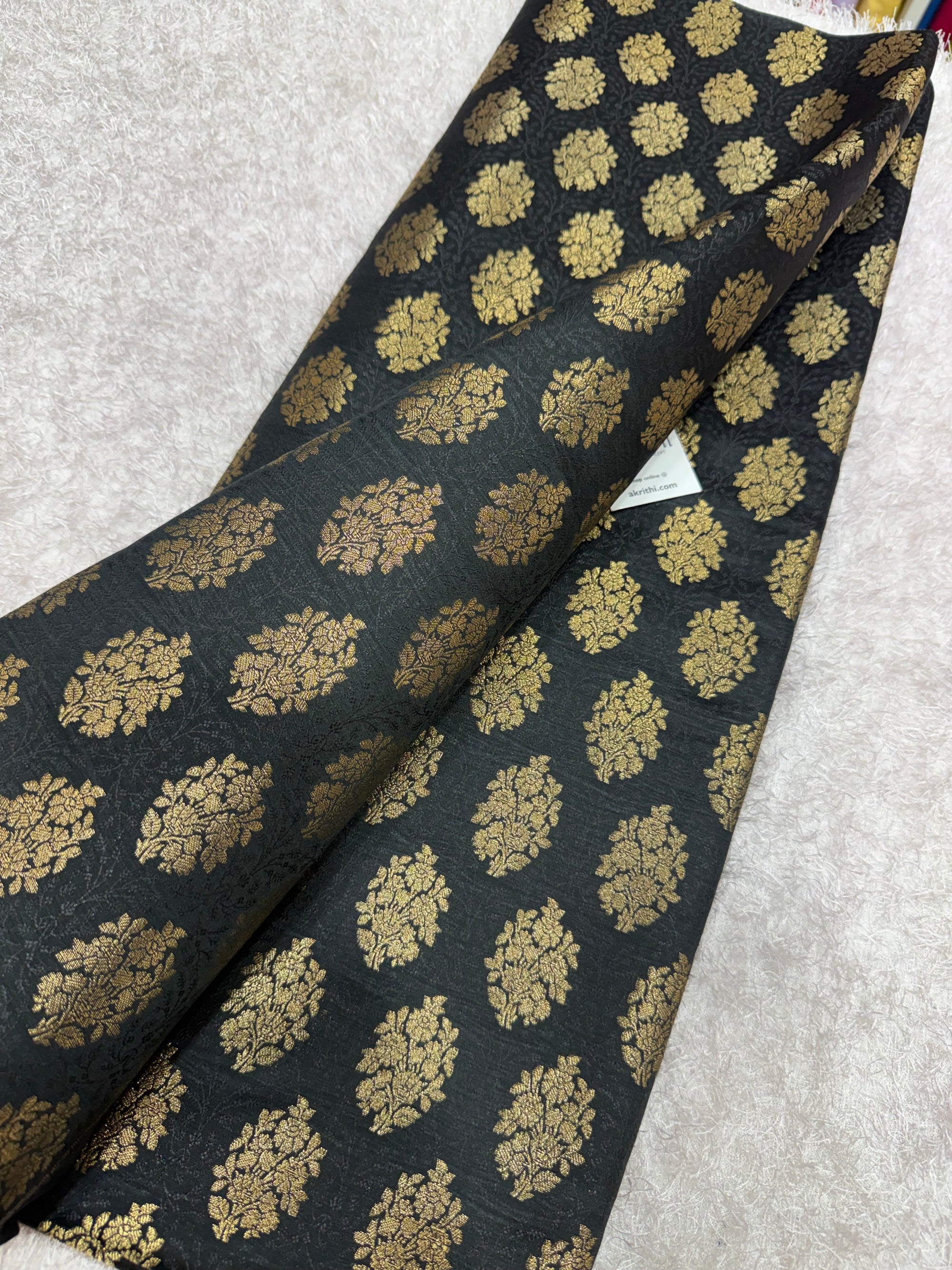 Pure Banarasi brocade fabric