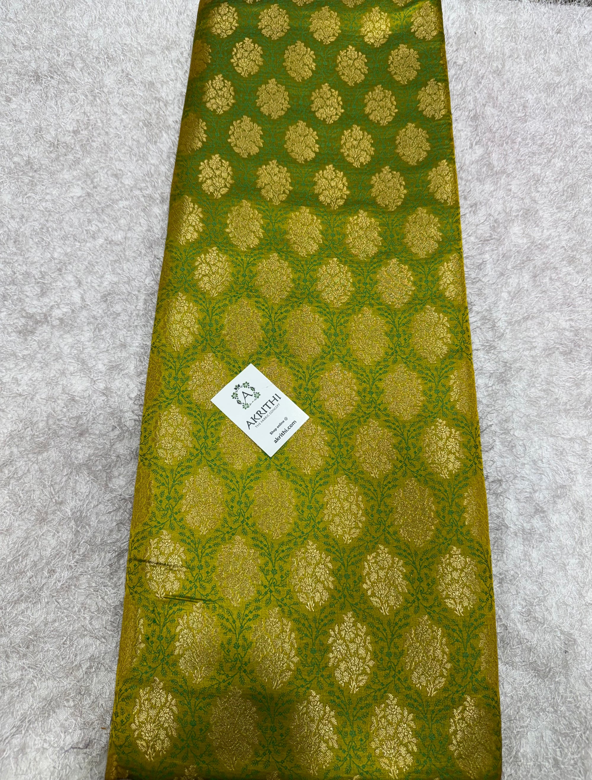 Pure Banarasi brocade fabric