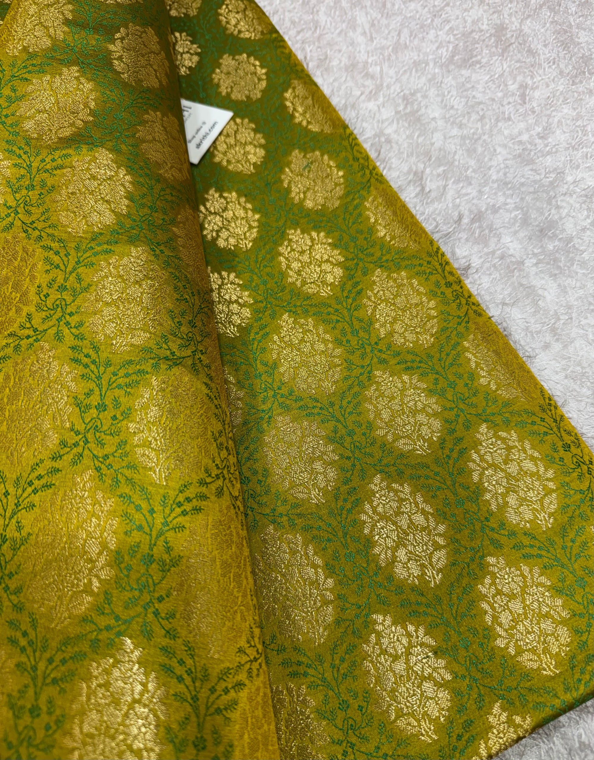 Pure Banarasi brocade fabric