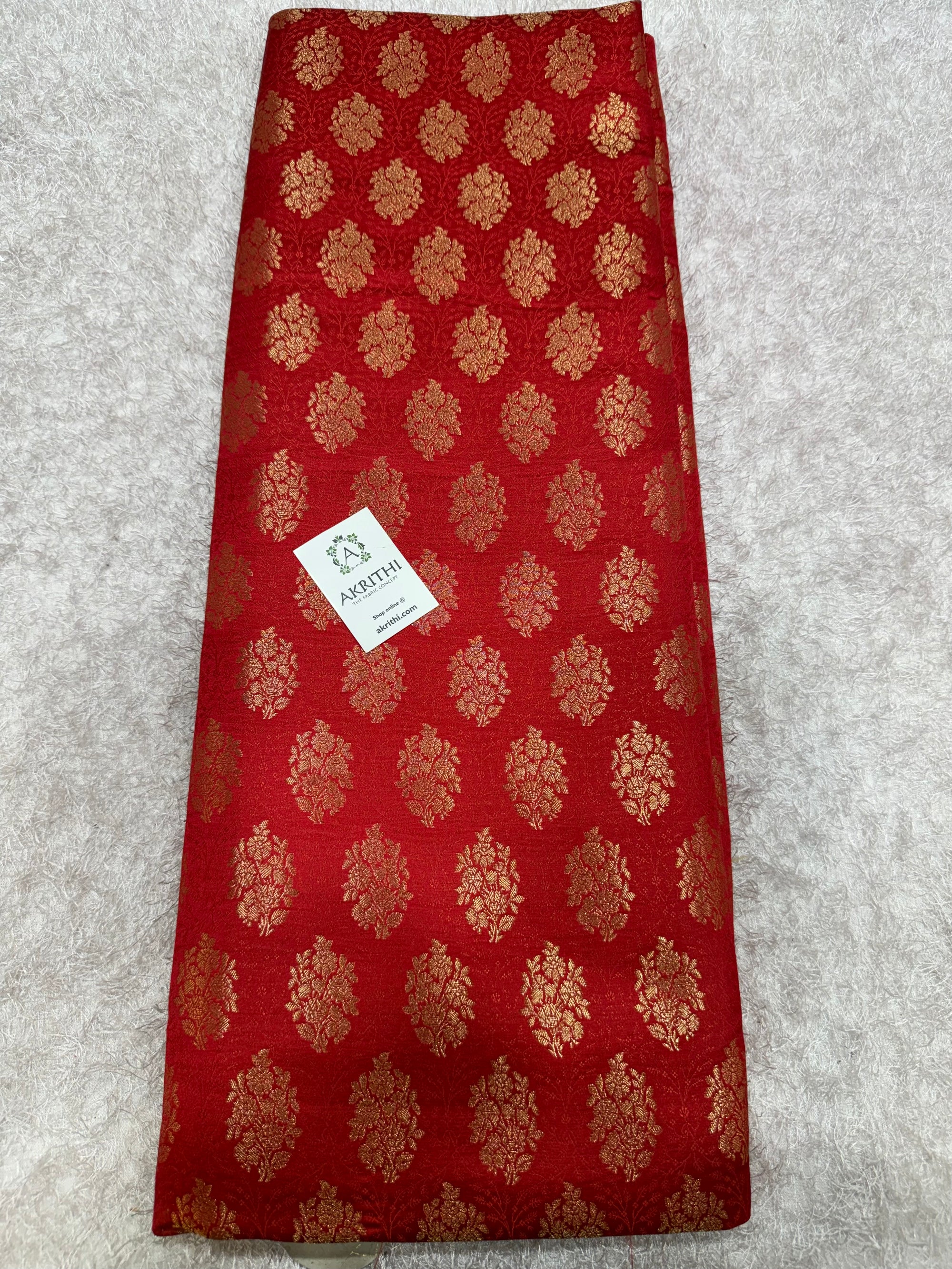 Pure Banarasi brocade fabric