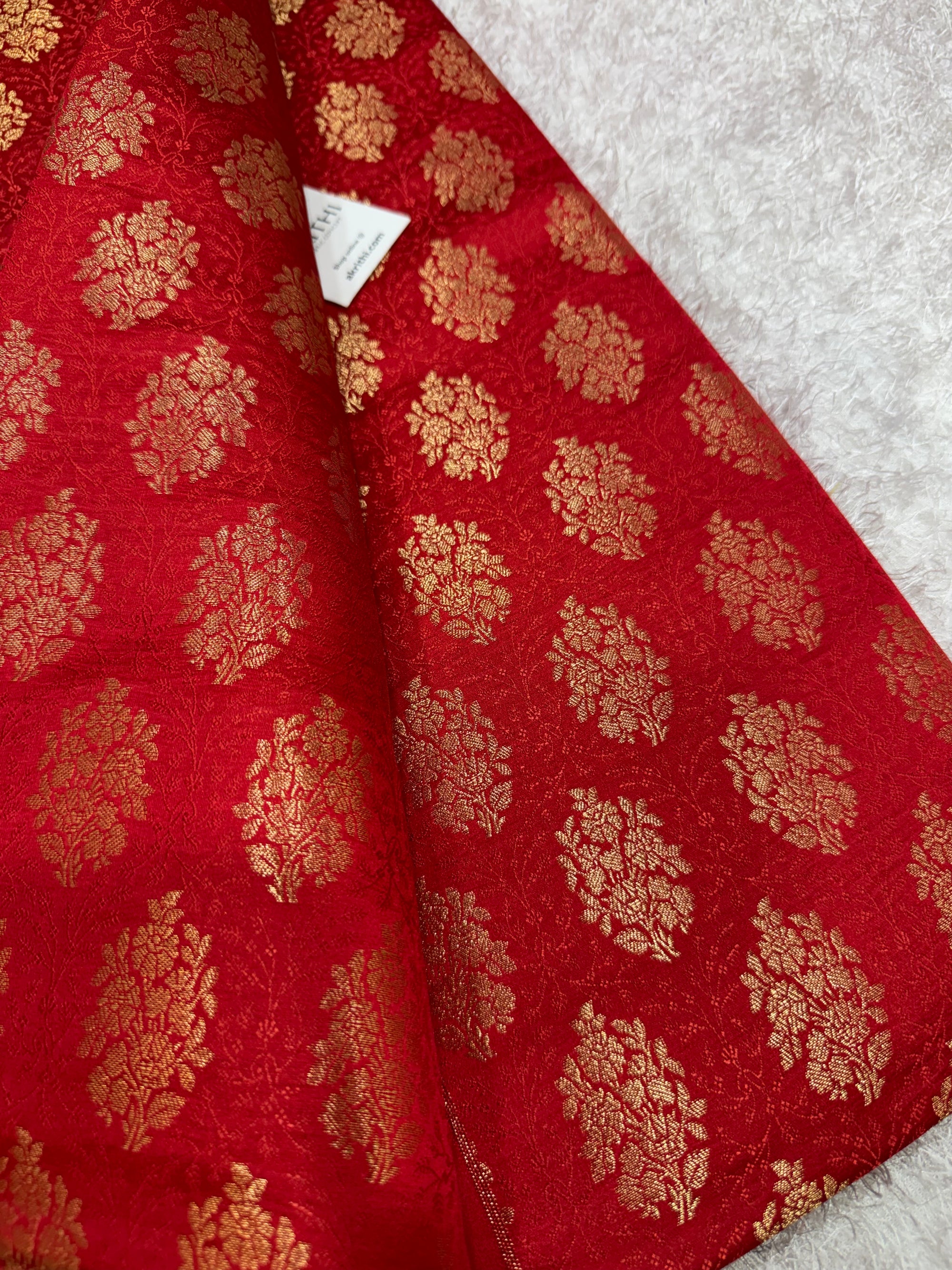 Pure Banarasi brocade fabric