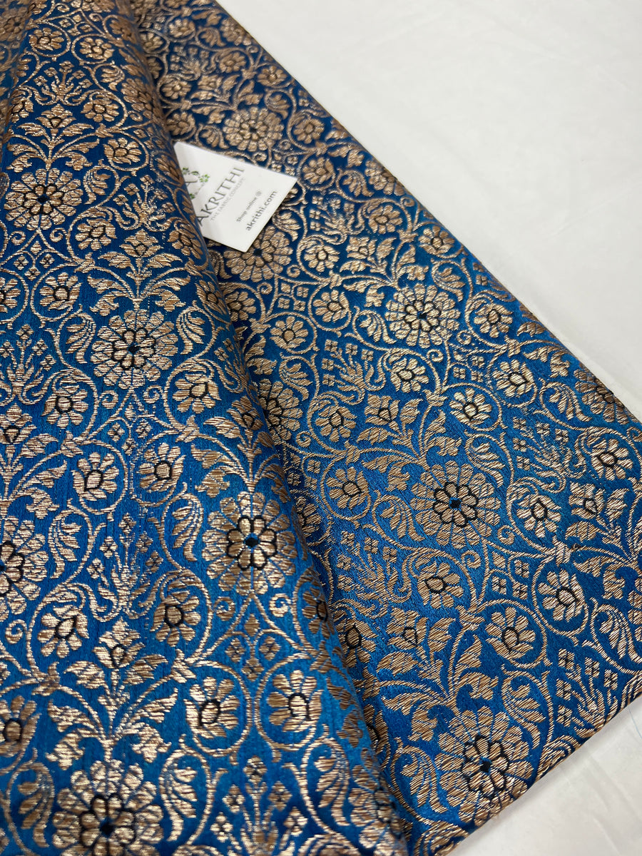 Pure Banarasi brocade fabric