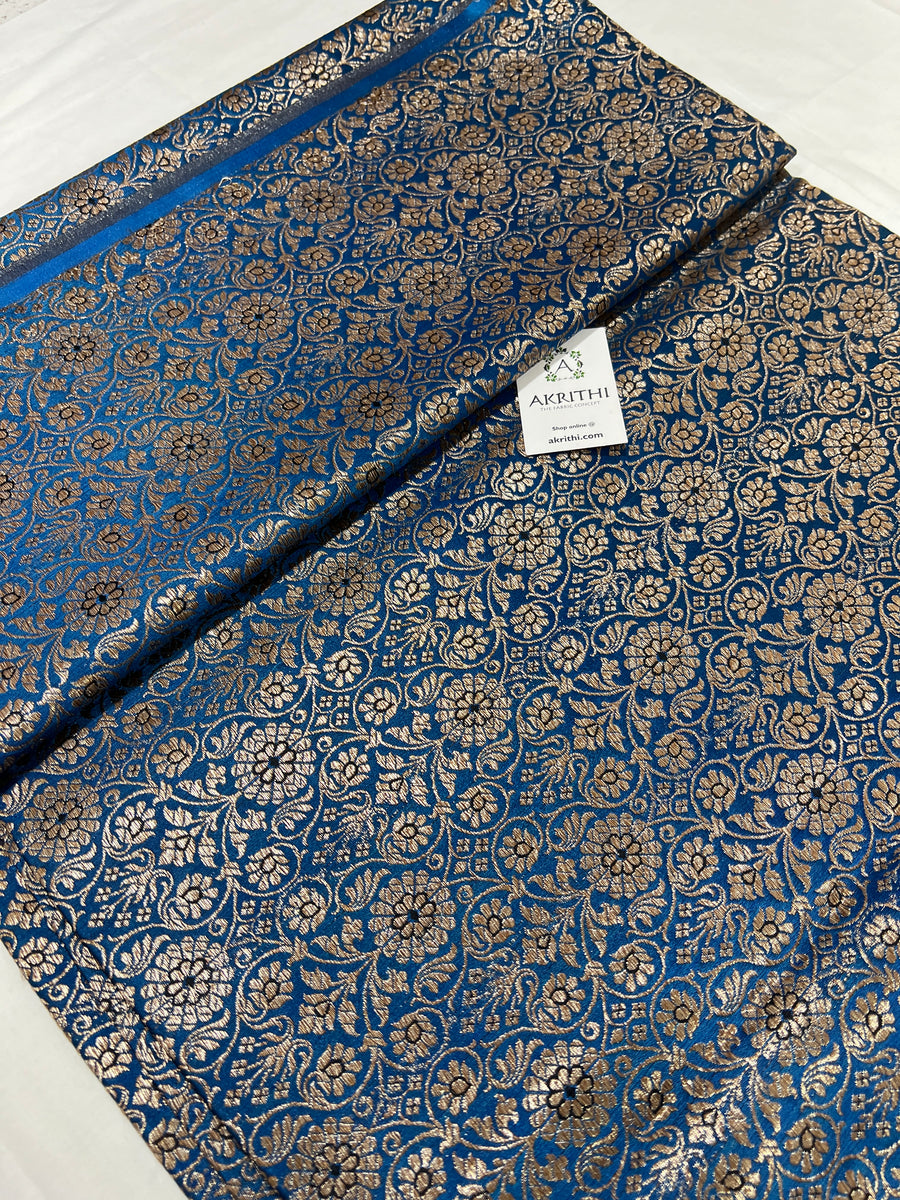 Pure Banarasi brocade fabric