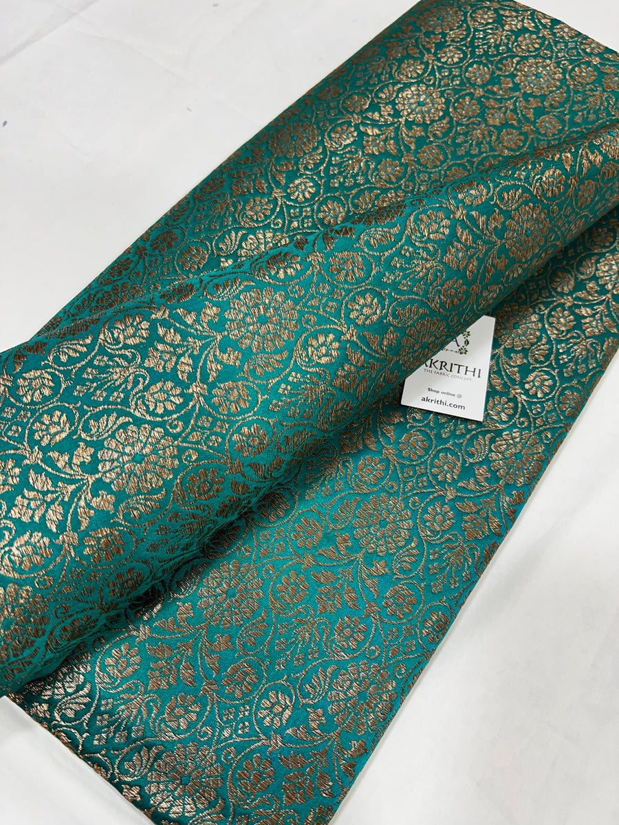 Pure Banarasi brocade fabric