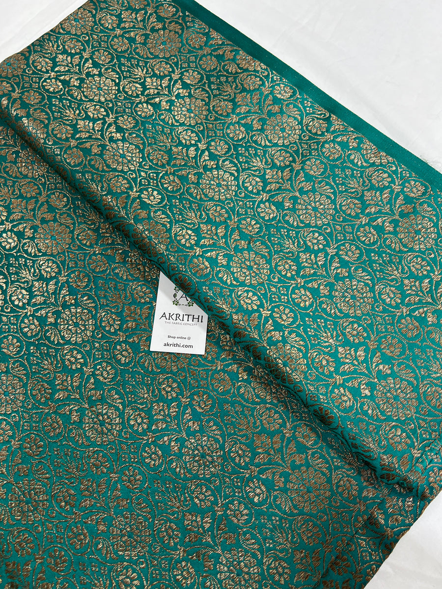 Pure Banarasi brocade fabric