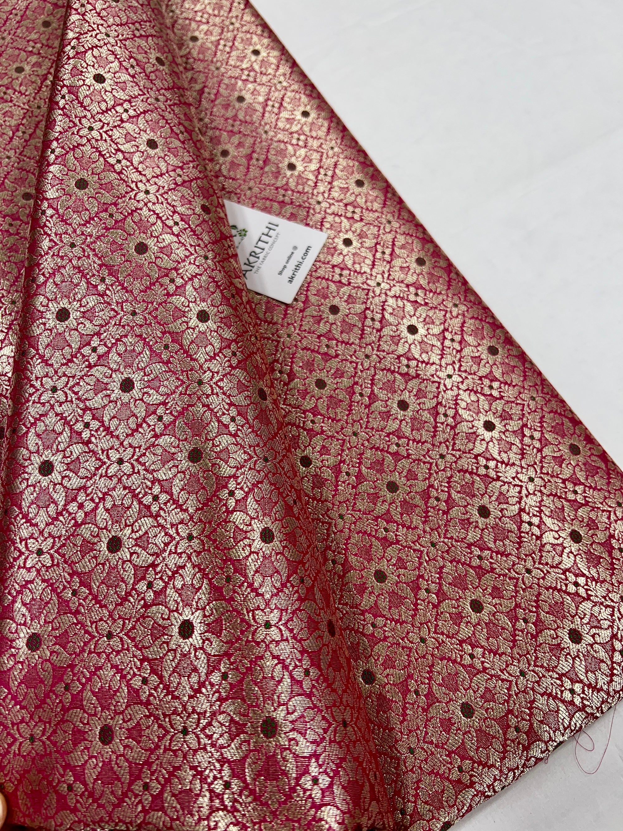 Pure Banarasi brocade fabric