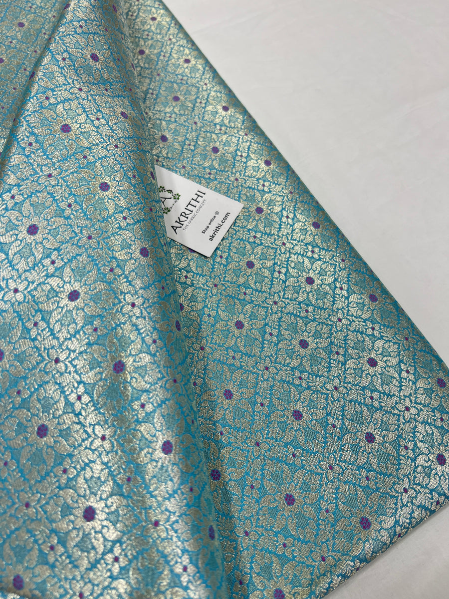 Pure Banarasi brocade fabric