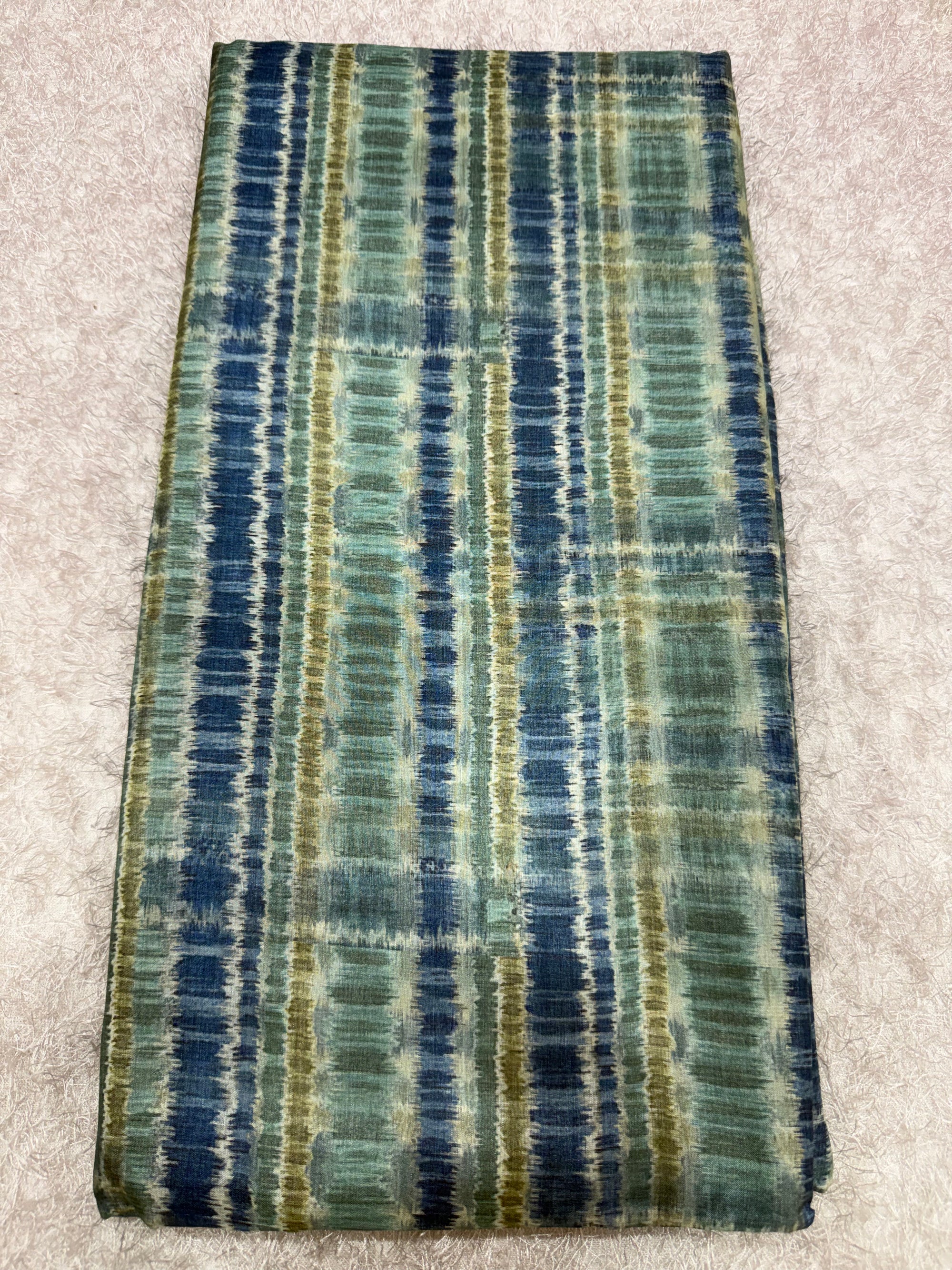 Digital Printed pure tussar silk fabric