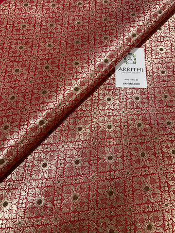 Pure Banarasi brocade fabric