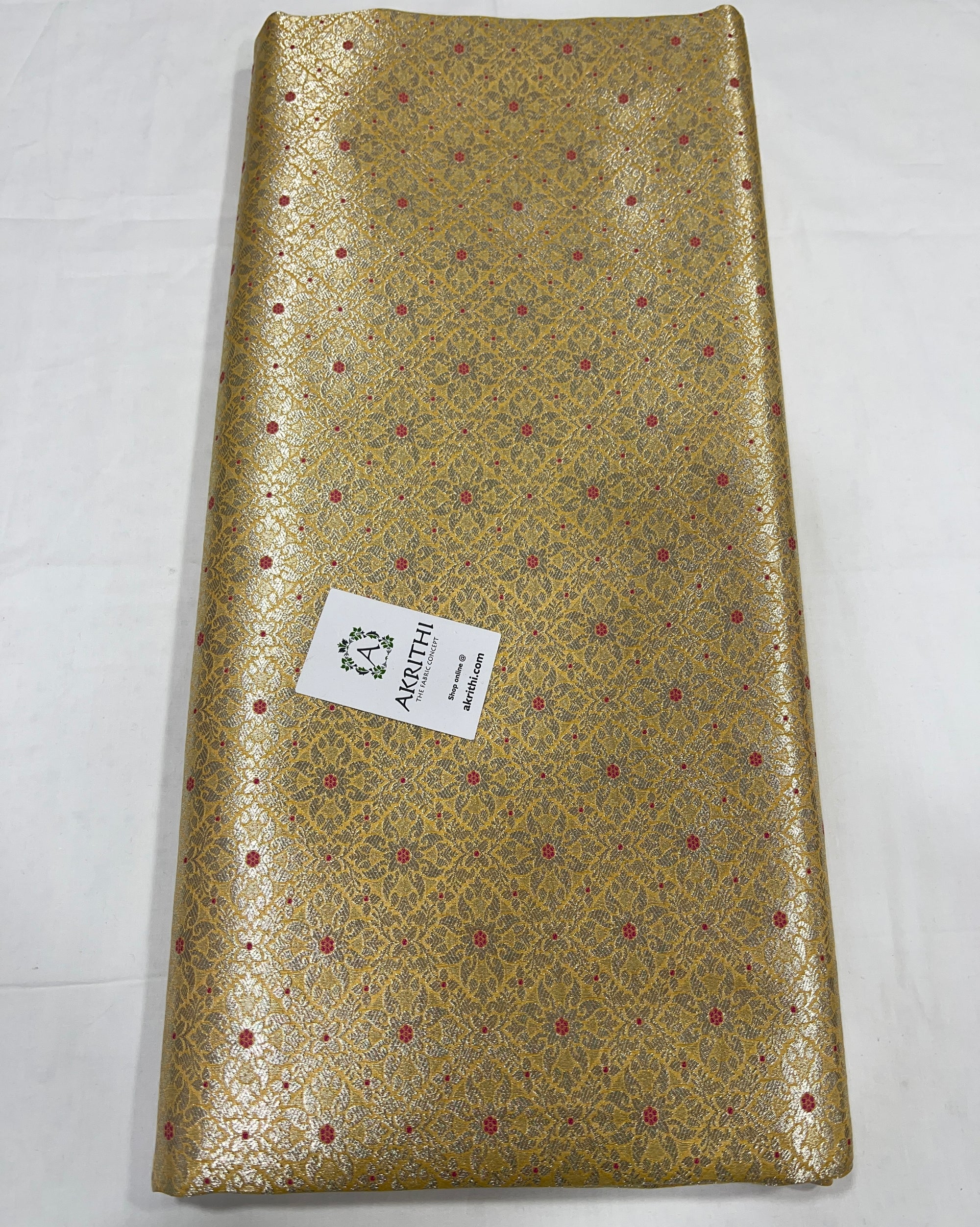 Pure Banarasi brocade fabric