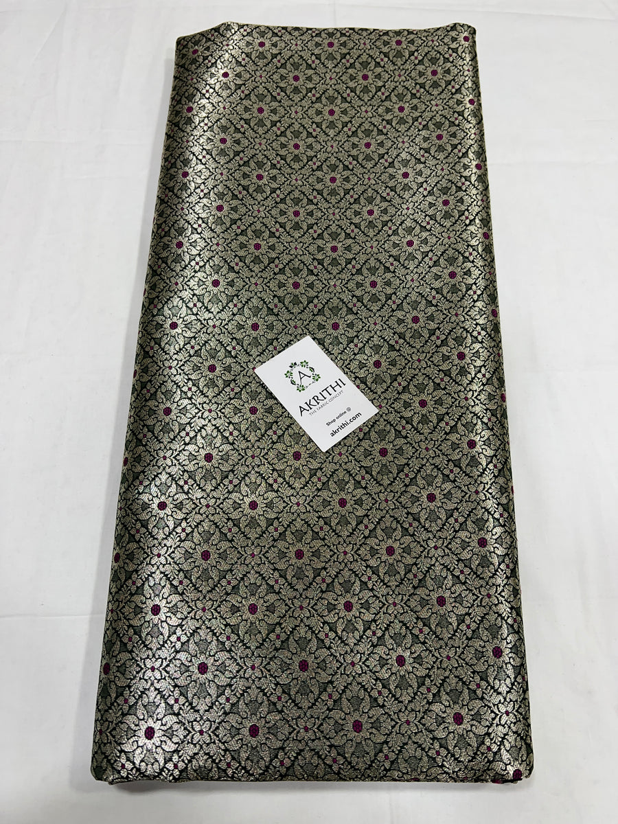 Pure Banarasi brocade fabric