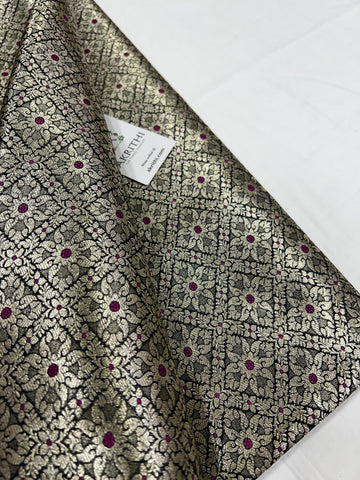 Pure Banarasi brocade fabric