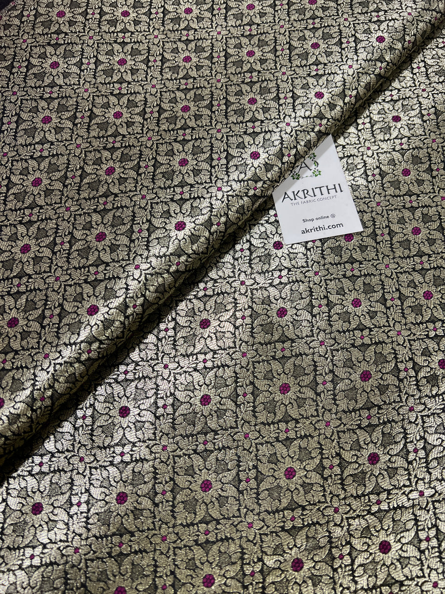 Pure Banarasi brocade fabric