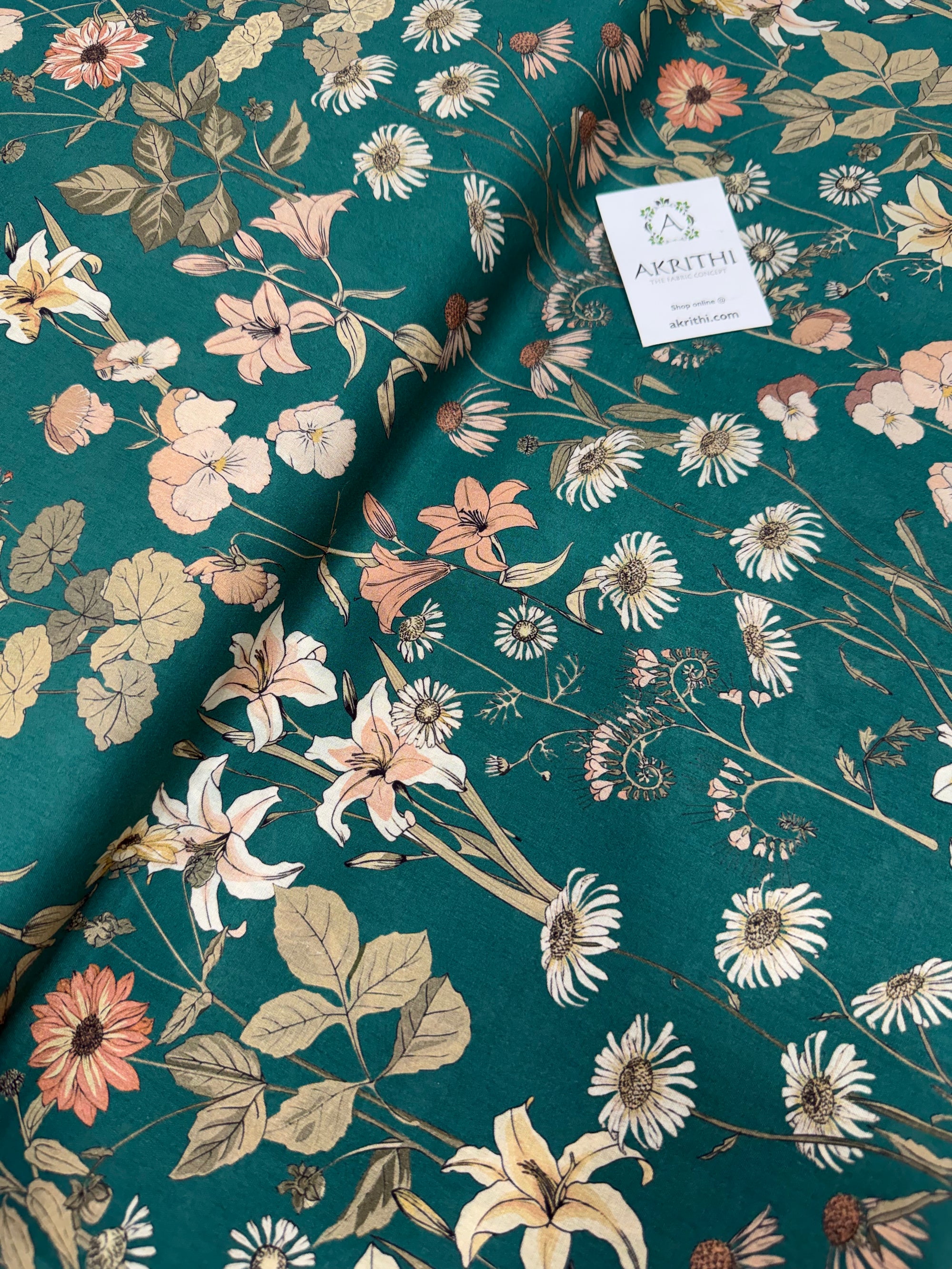 Digital Printed pure cotton fabric