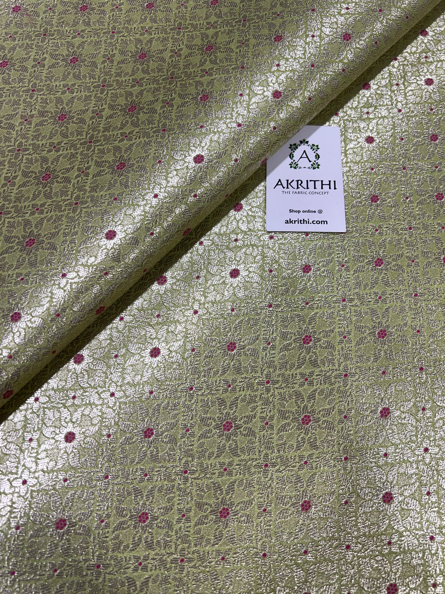 Pure Banarasi brocade fabric