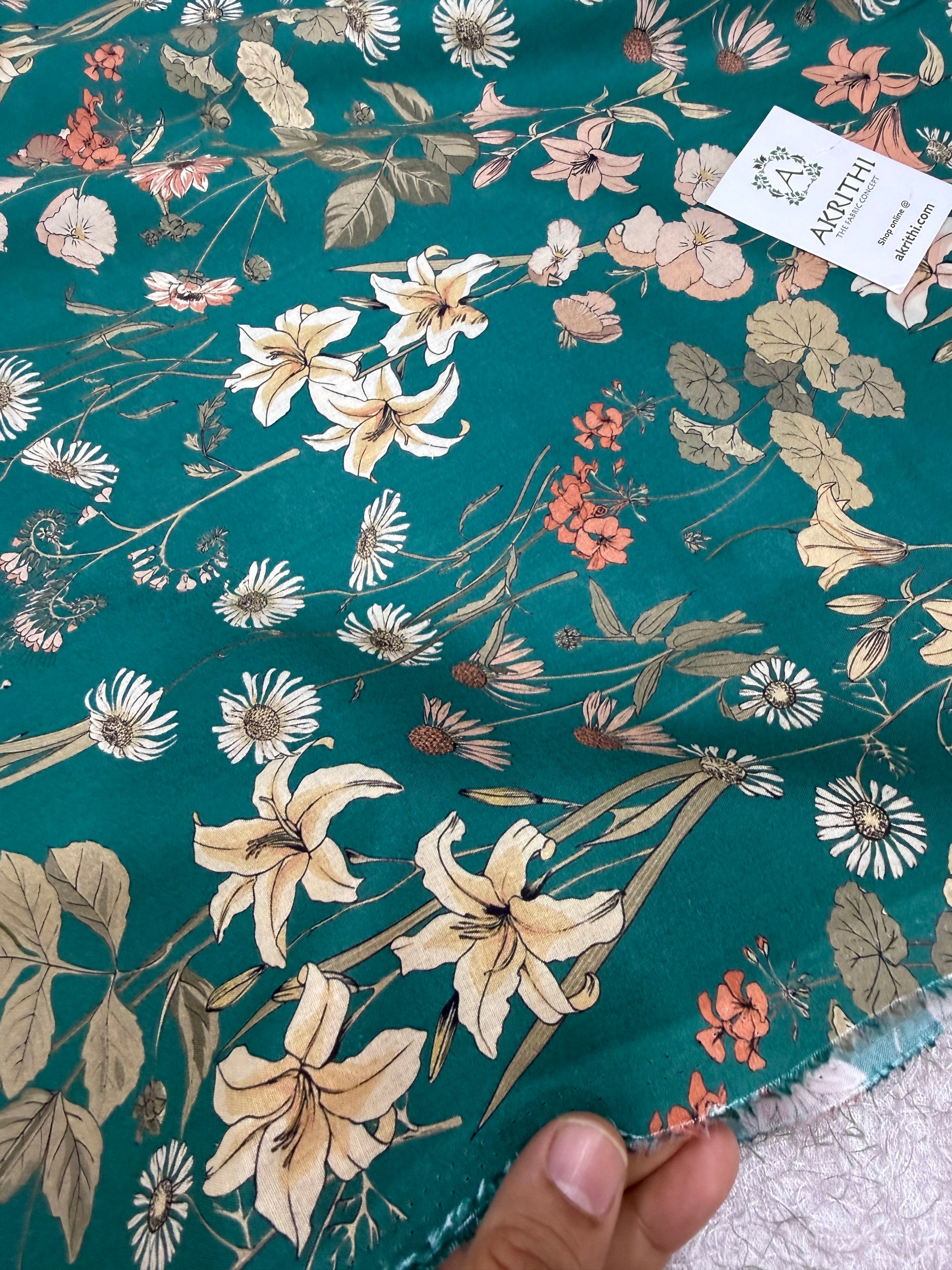 Digital Printed pure cotton fabric