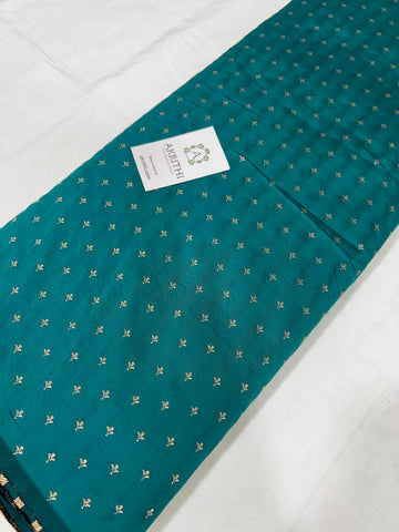 Semi Banarasi silk fabric