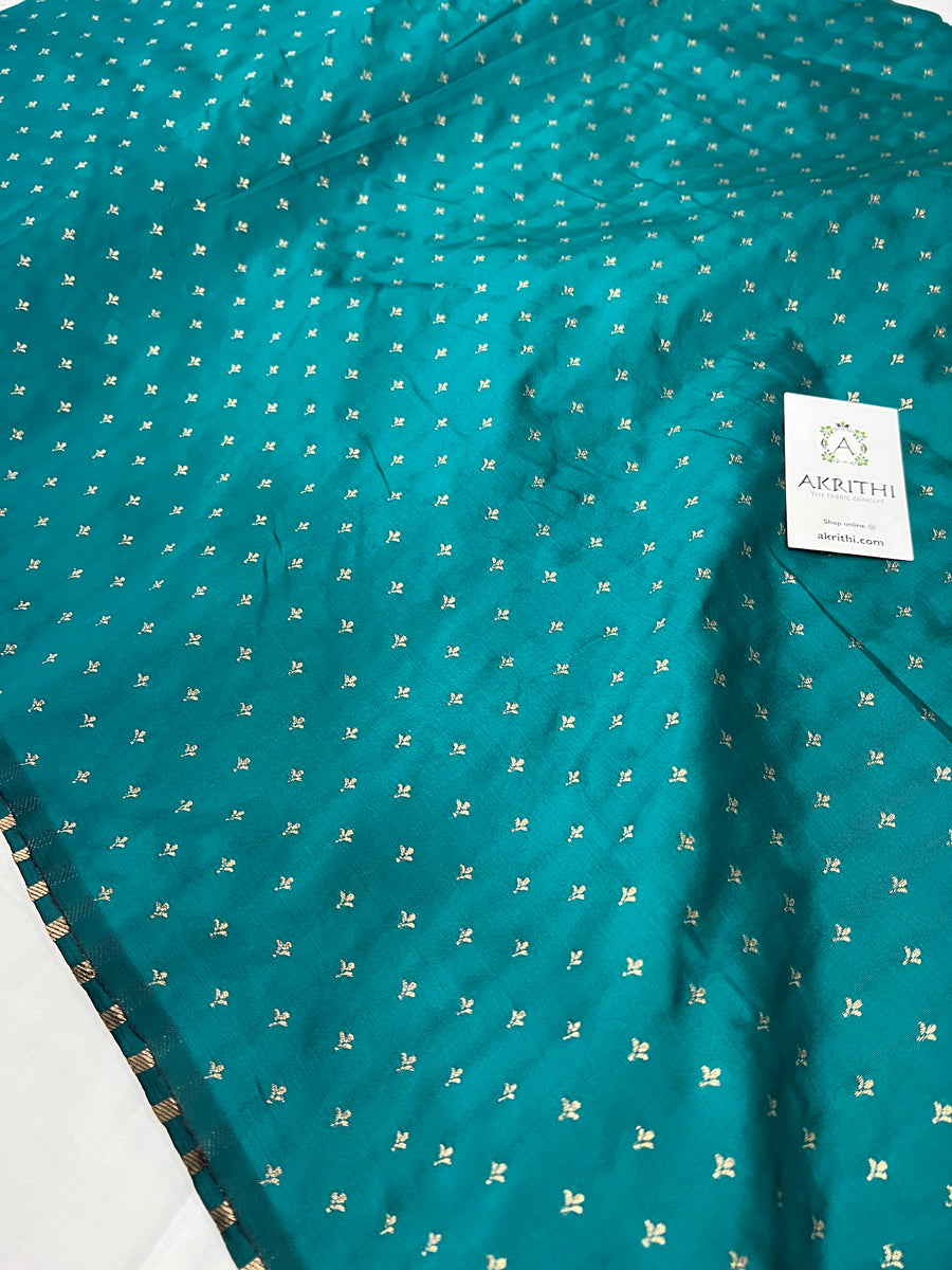 Semi Banarasi silk fabric