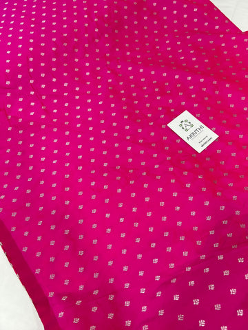 Semi Banarasi silk fabric