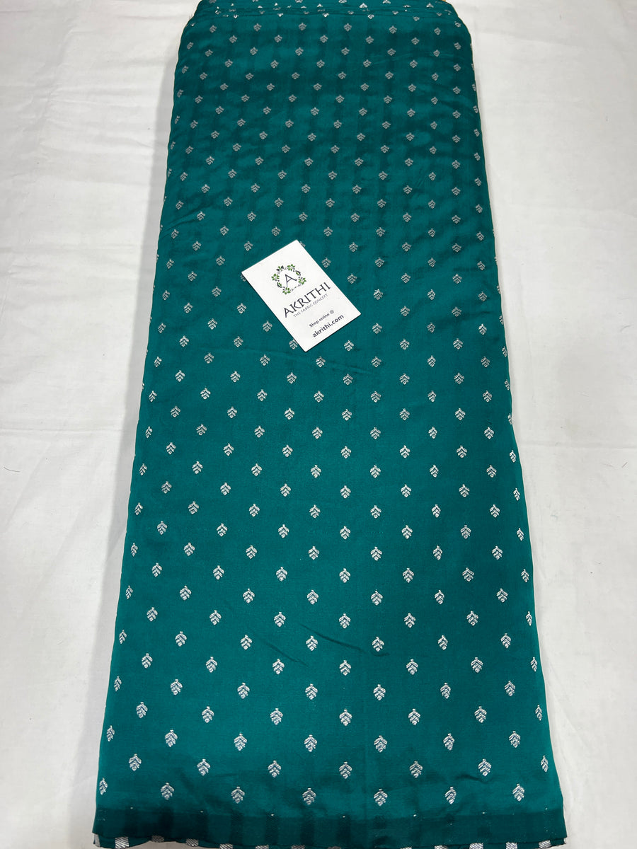 Semi Banarasi silk fabric