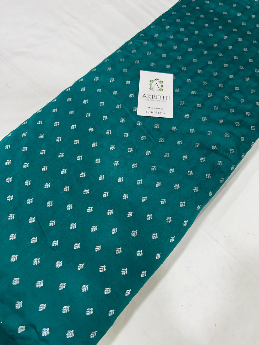 Semi Banarasi silk fabric