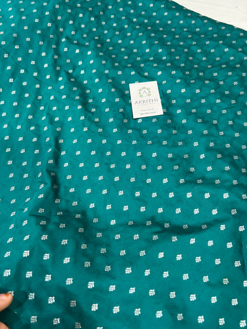 Semi Banarasi silk fabric