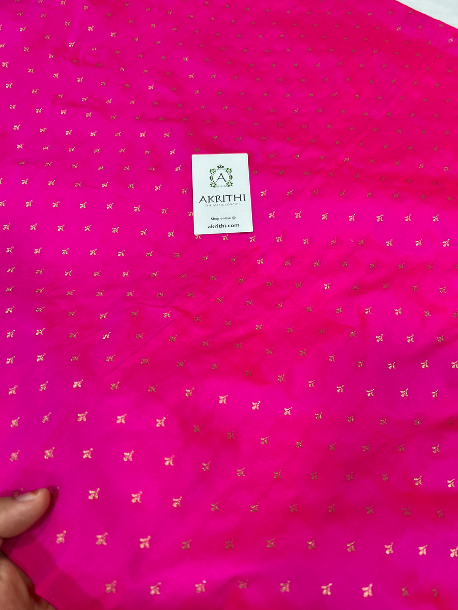 Semi Banarasi silk fabric