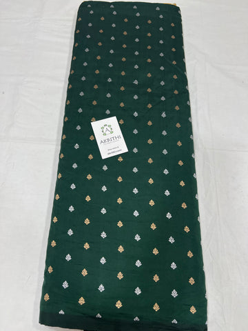 Semi Banarasi silk fabric