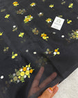 EMBROIDERED ORGANZA FABRIC