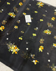 EMBROIDERED ORGANZA FABRIC
