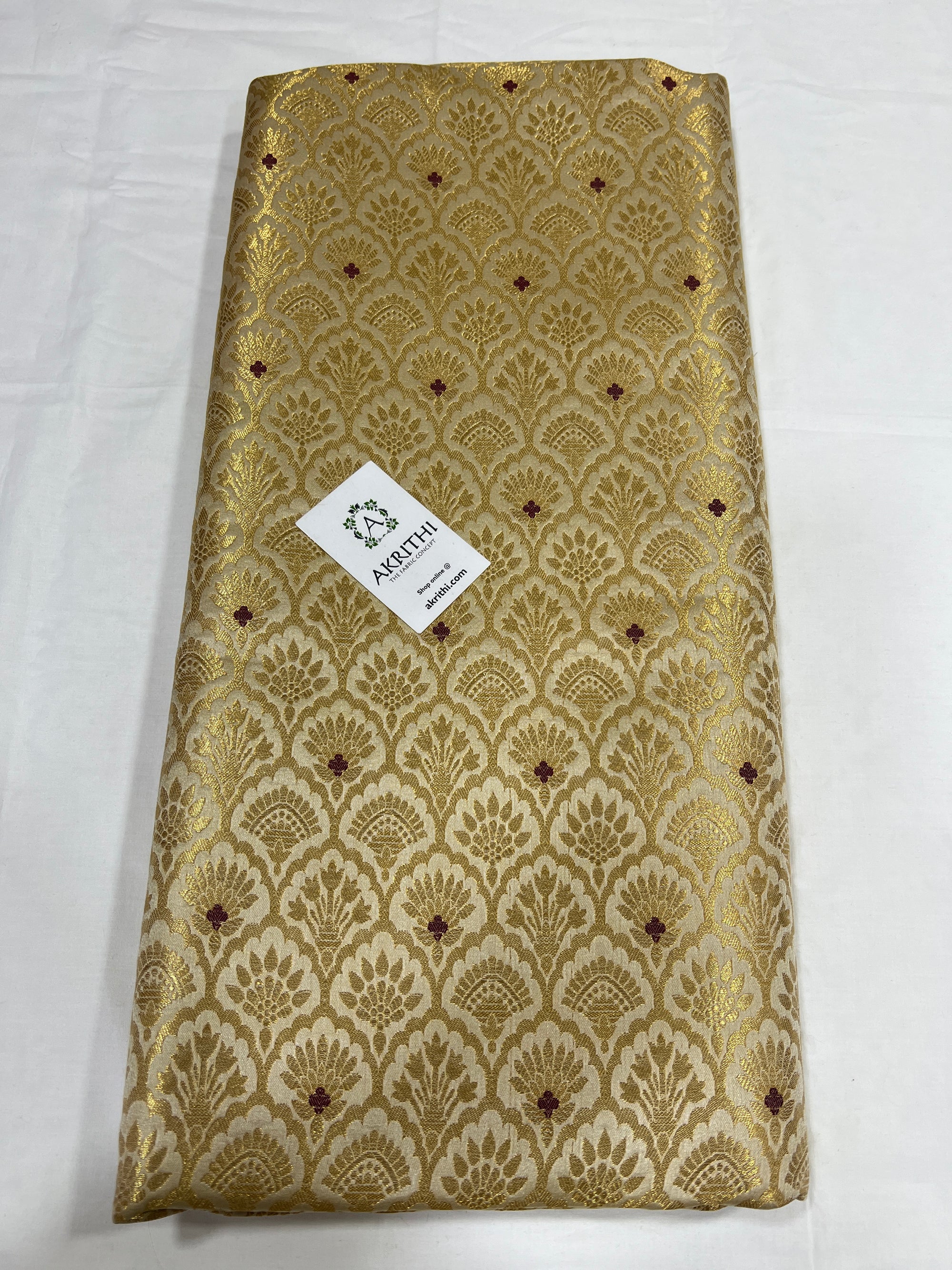 Pure Banarasi brocade fabric