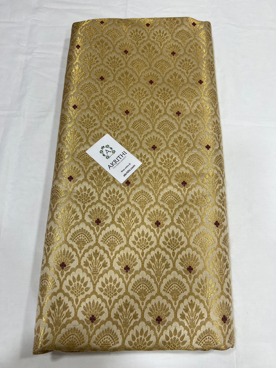 Pure Banarasi brocade fabric