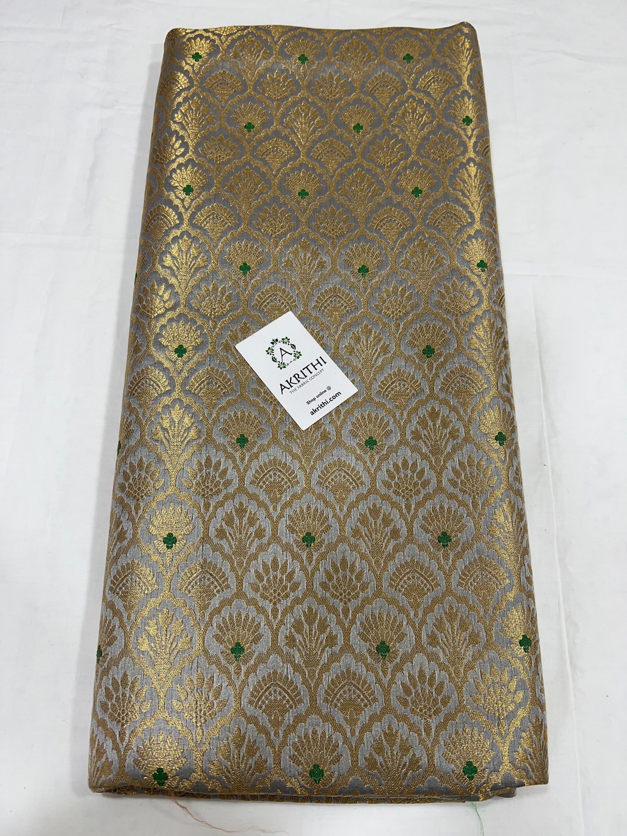 Pure Banarasi brocade fabric