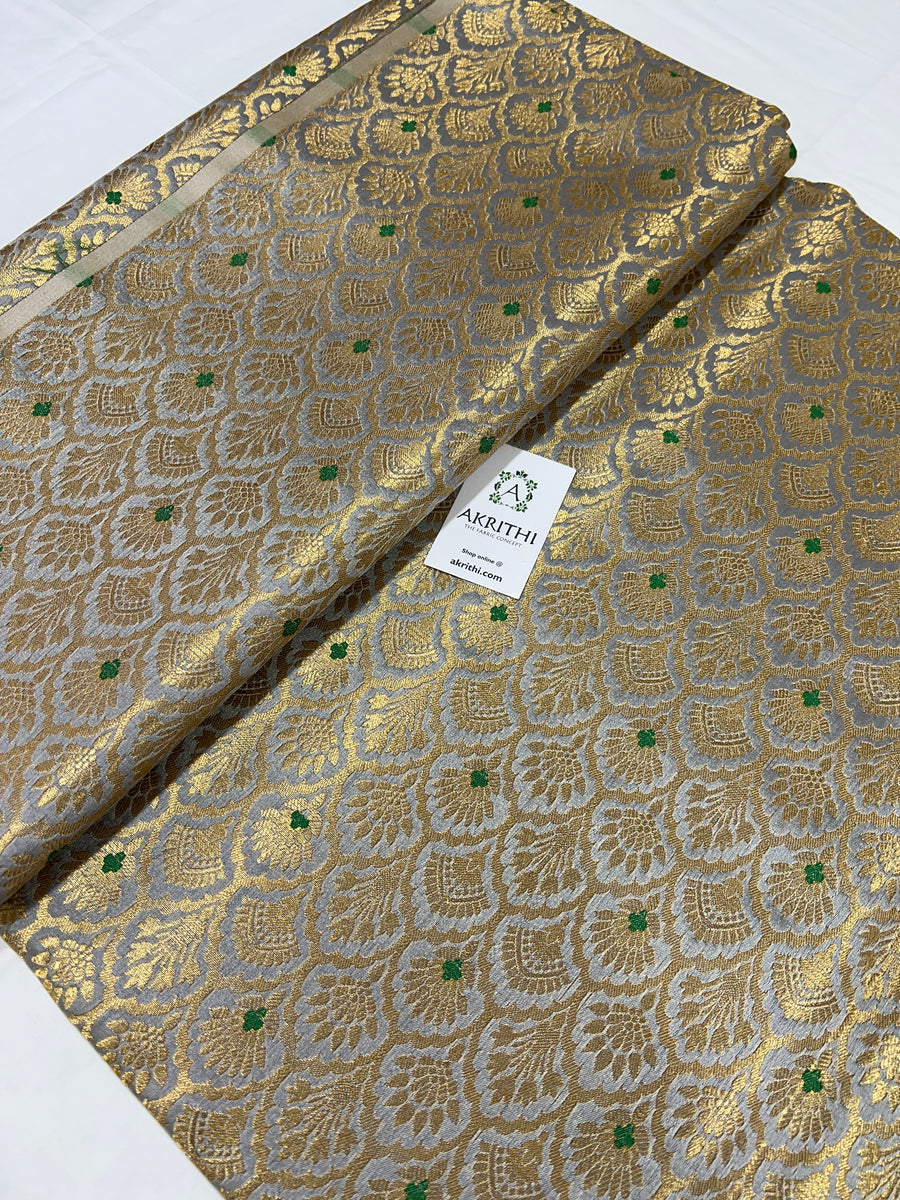 Pure Banarasi brocade fabric